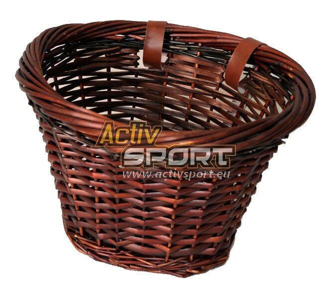 Kosz wiklinowy okrągły na pasek XM-14342 wicker KONT