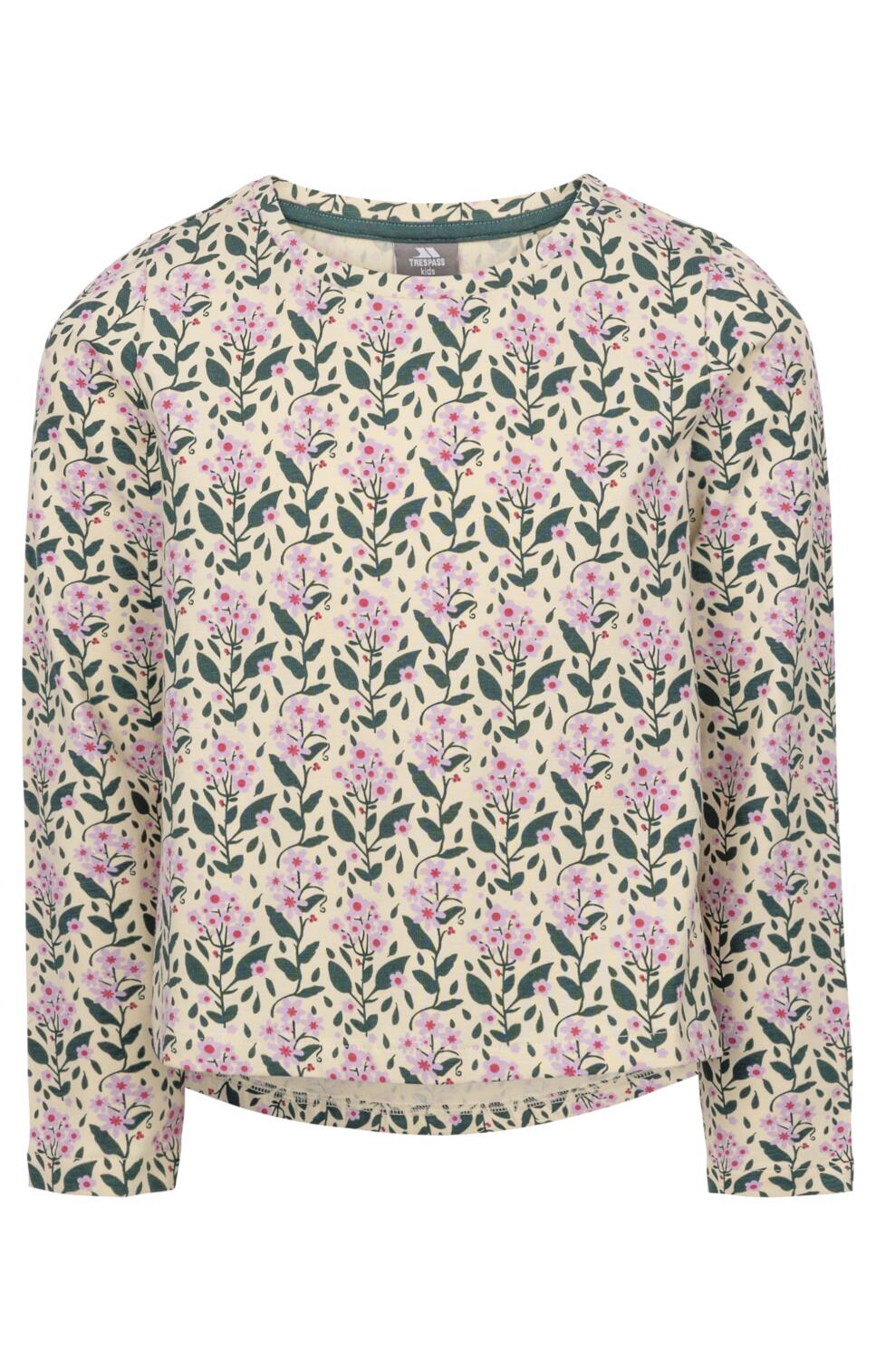 2058 Trespass Rosslyn - kremowy top damski z d42ugim r19kawem