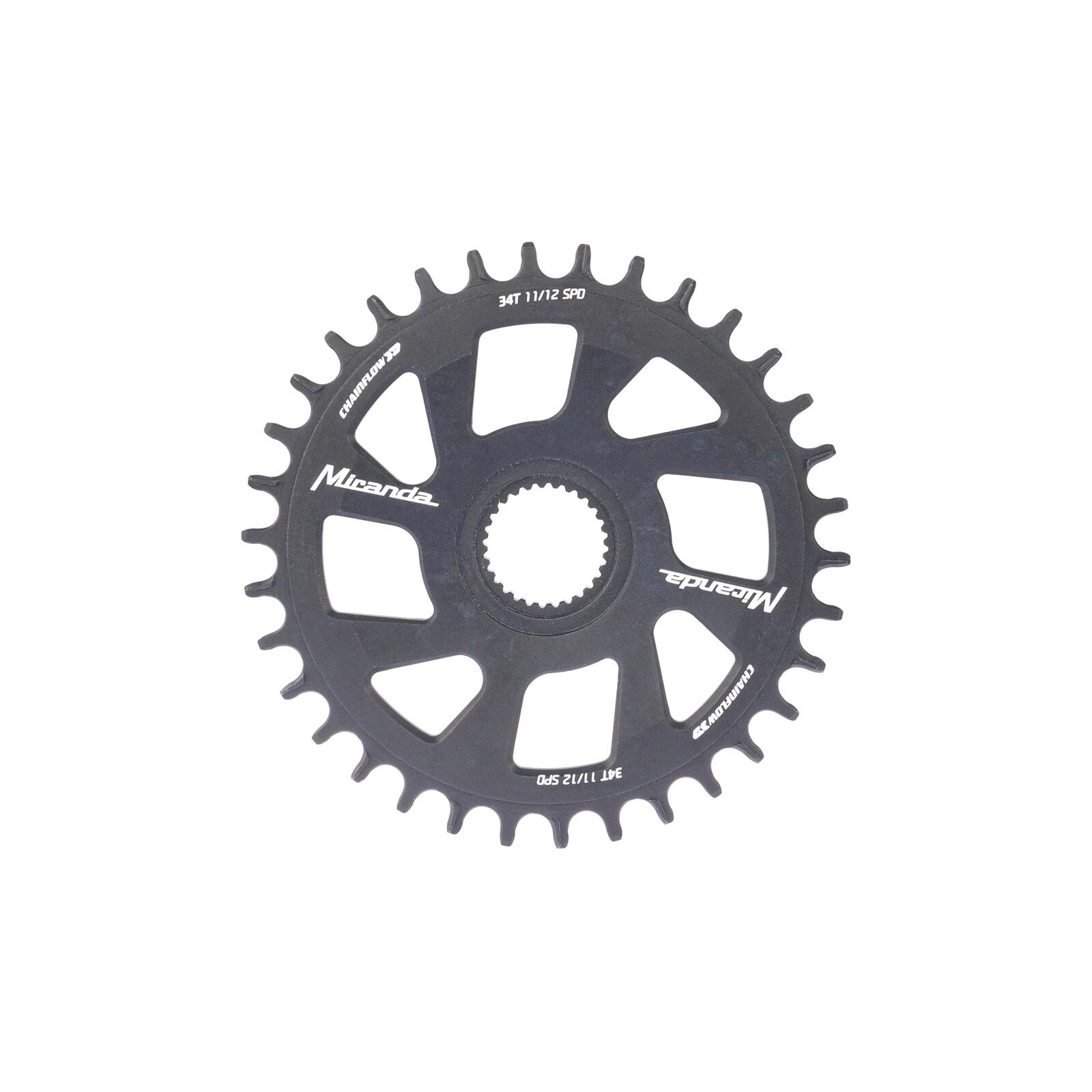 MIRANDA Gen4 BES 3 Chainflow 3D 34T koronka, aluminium 7075 T6, direct mount