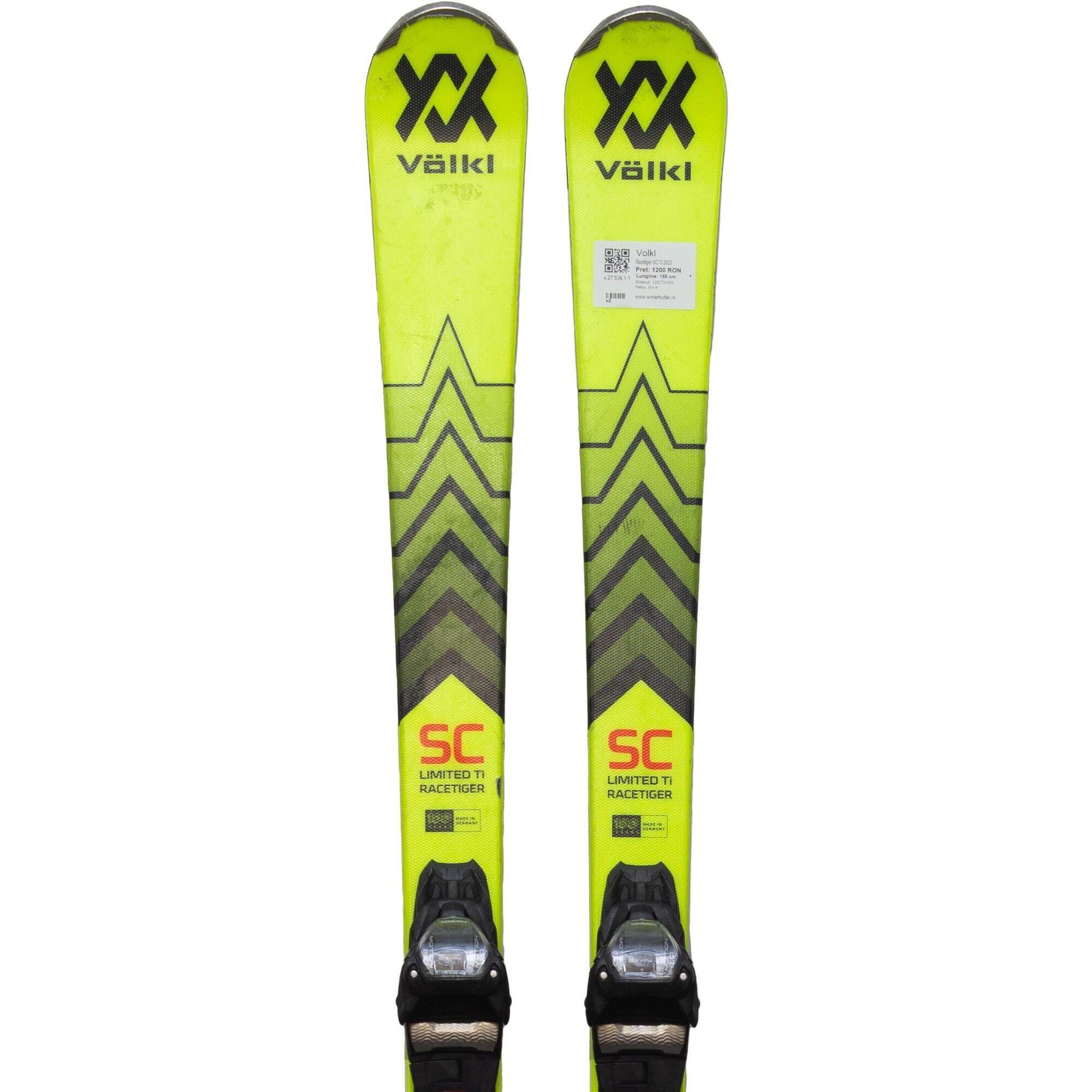 Second Life- Narty VOLKL Racetiger SC Ti 2023  168 cm- Stan bardzo dobry