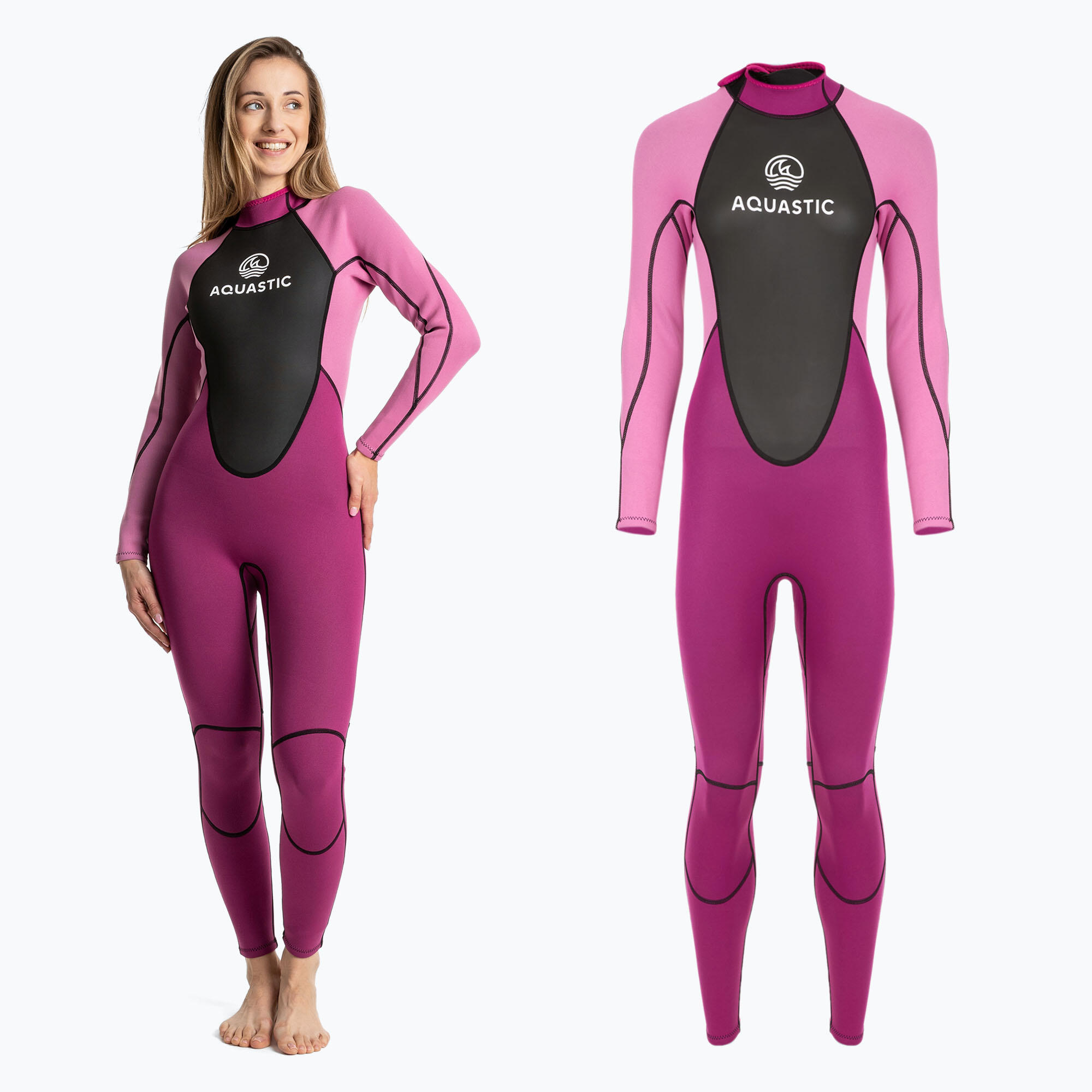 Pianka surfingowa damska AQUASTIC z neoprenu 3/2 mm WAVEY