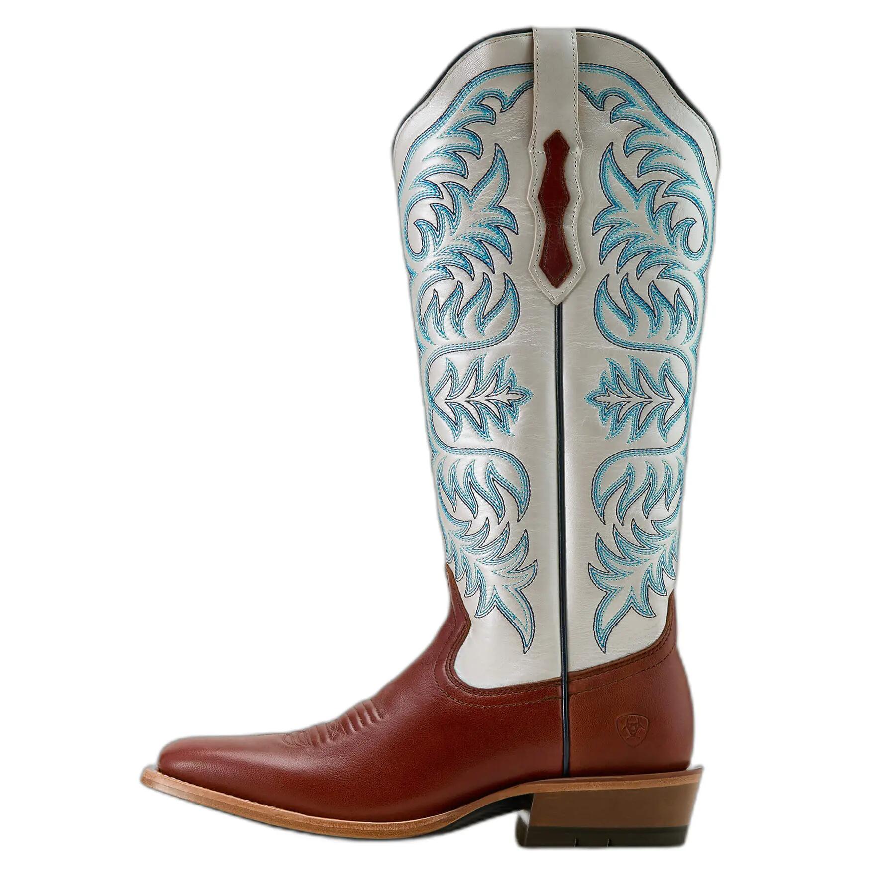 Damskie skórzane buty western Ariat Futurity Blanche