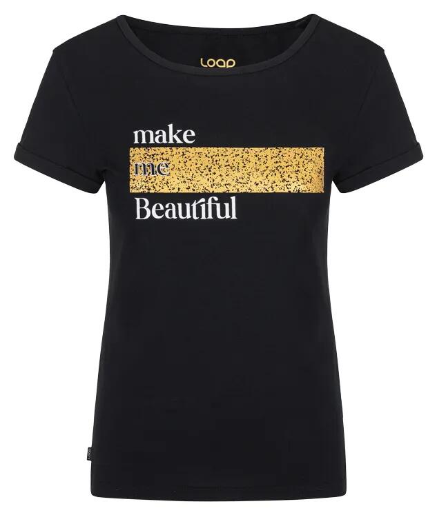 T-shirt damski Loap Abilla czarny
