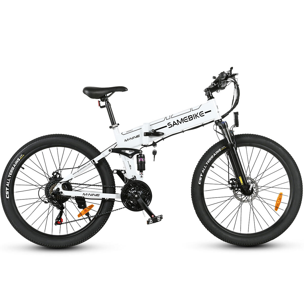 Składany rower elektryczny SAMEBIKE LO26-II-YD z akumulatorem 48 V 14 Ah