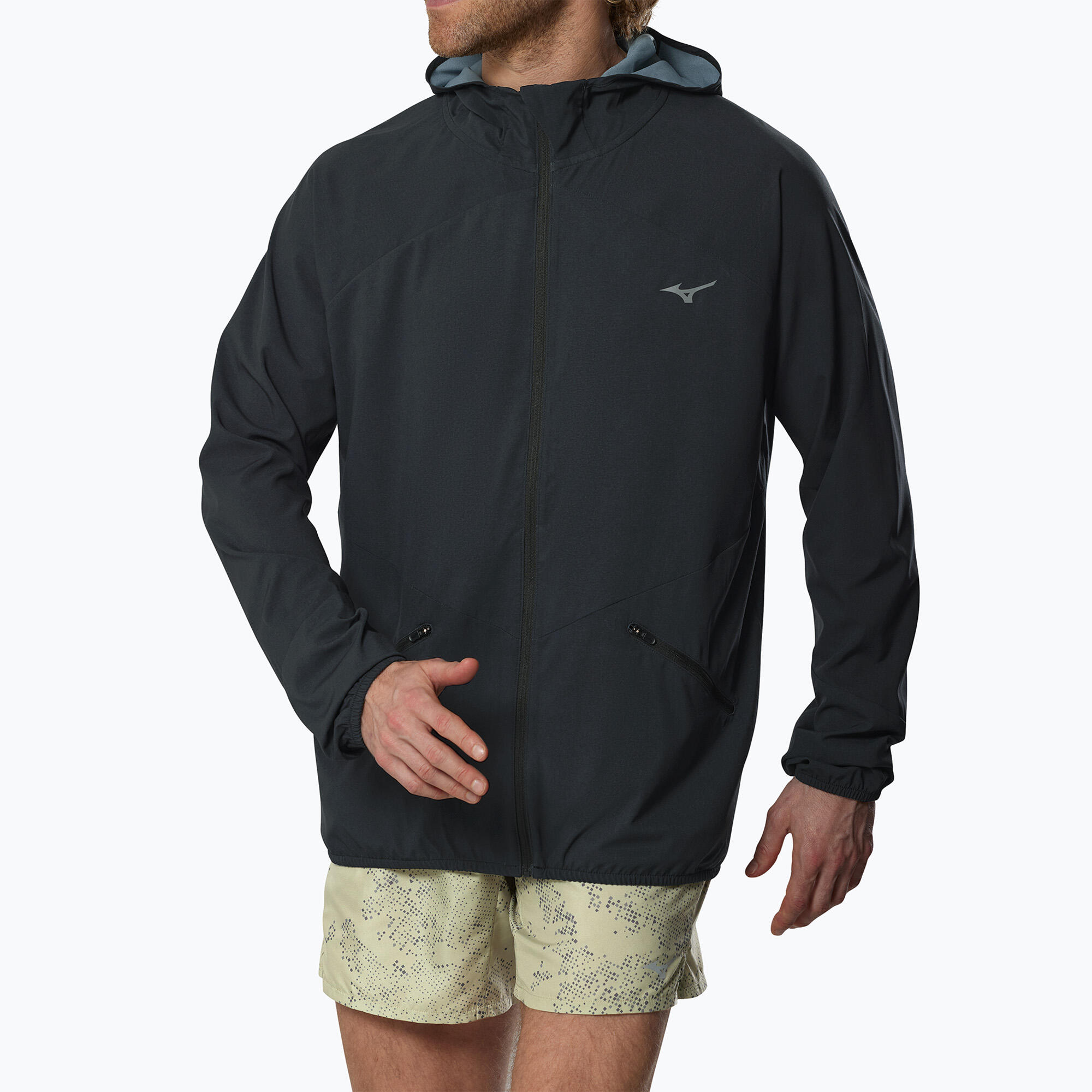 Kurtka do biegania męska Mizuno Active Alpha Hooded