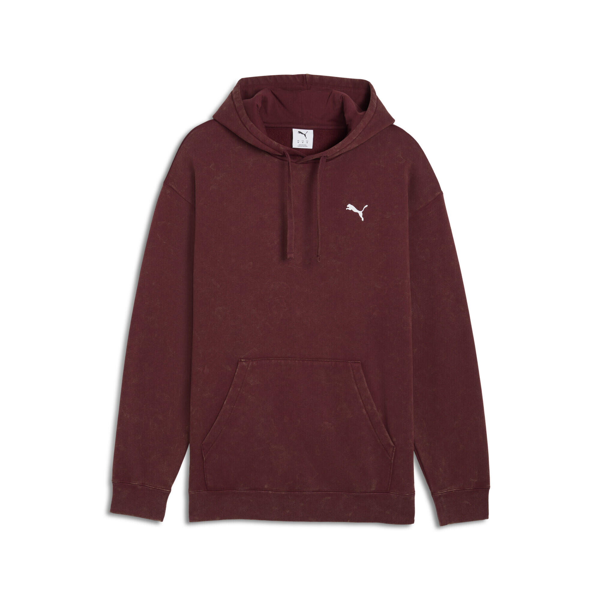 Męska bluza z kapturem Essentials Elevated o luźnym kroju z efektem sprania PUMA