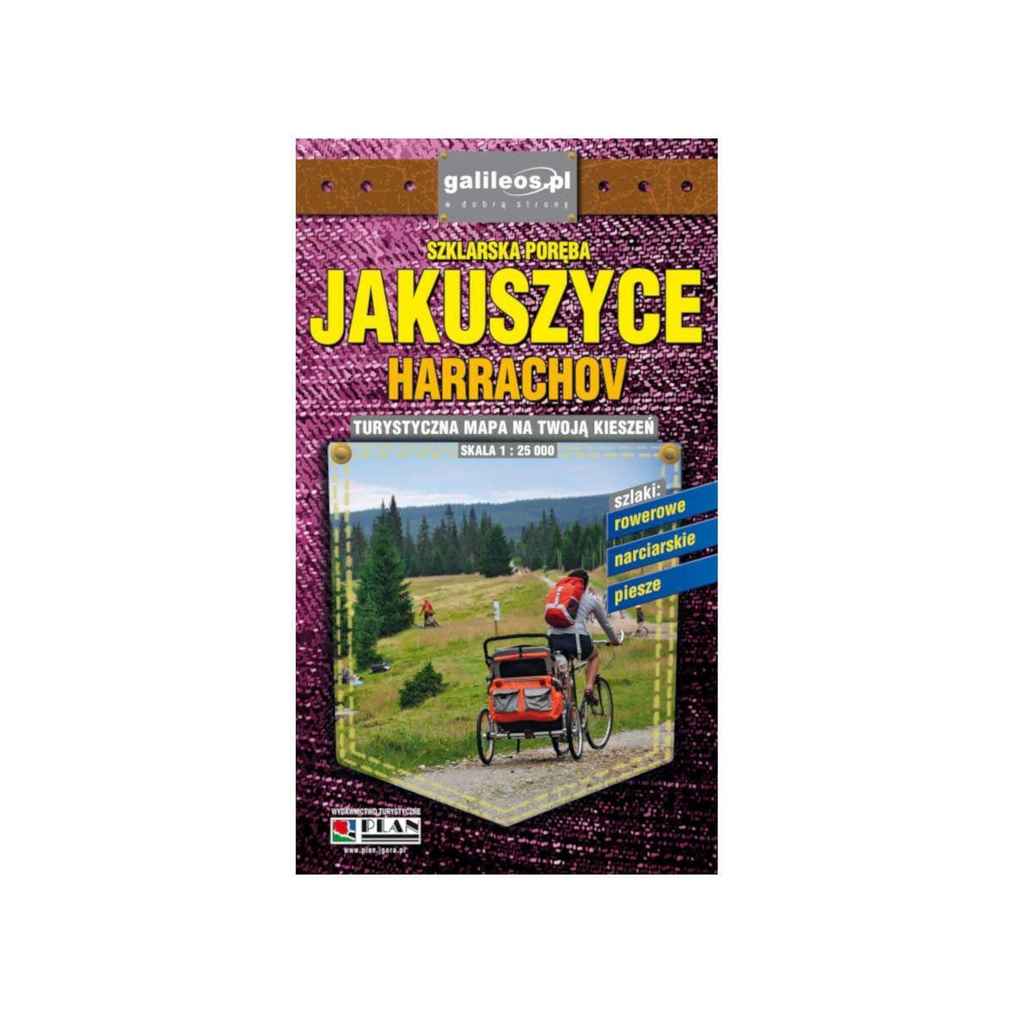 Mapa Turystyczna Plan Jakuszyce Kieszonkowa 1:25000 Laminowana