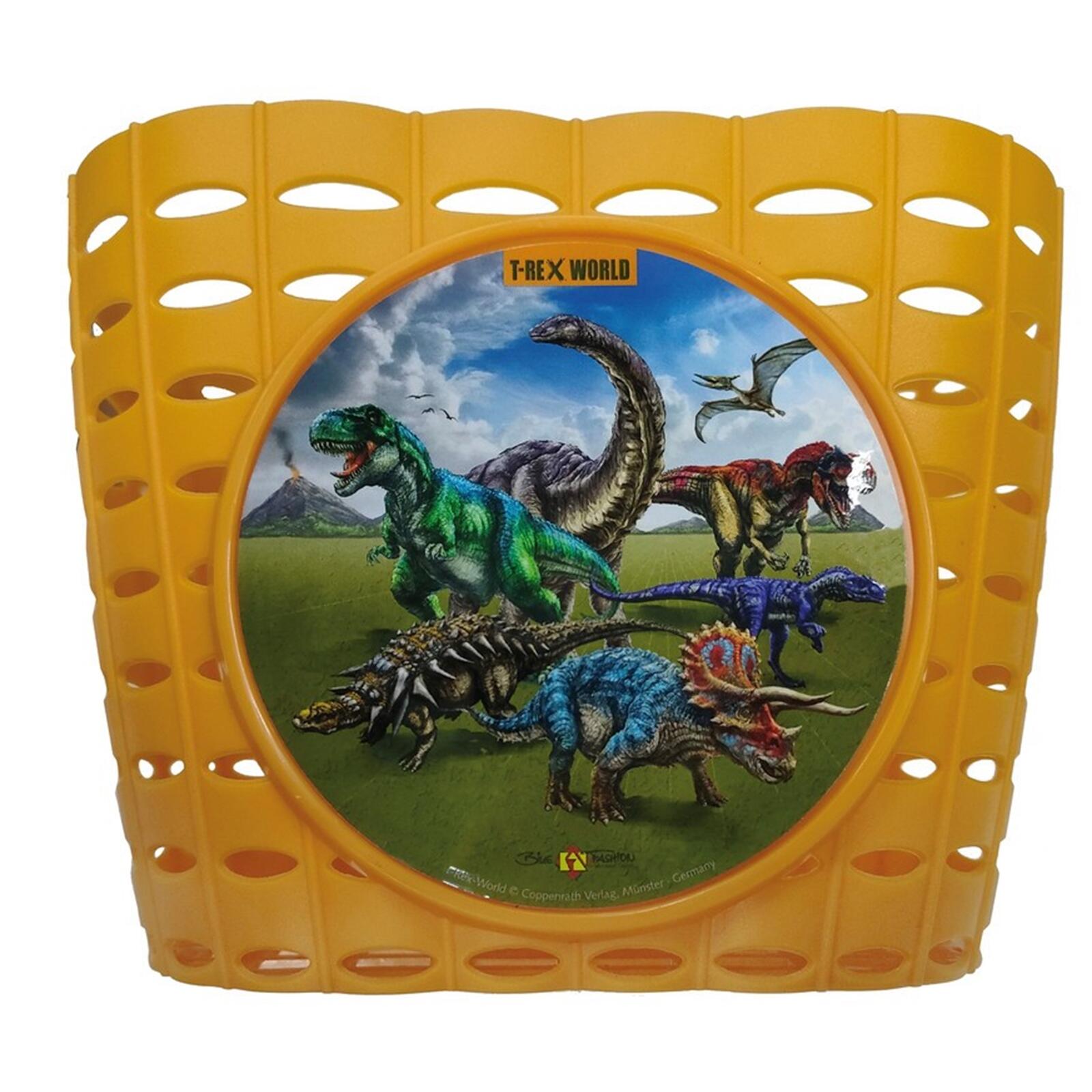 Koszyk rowerowy dla dzieci BIKE FASHION T-Rex World