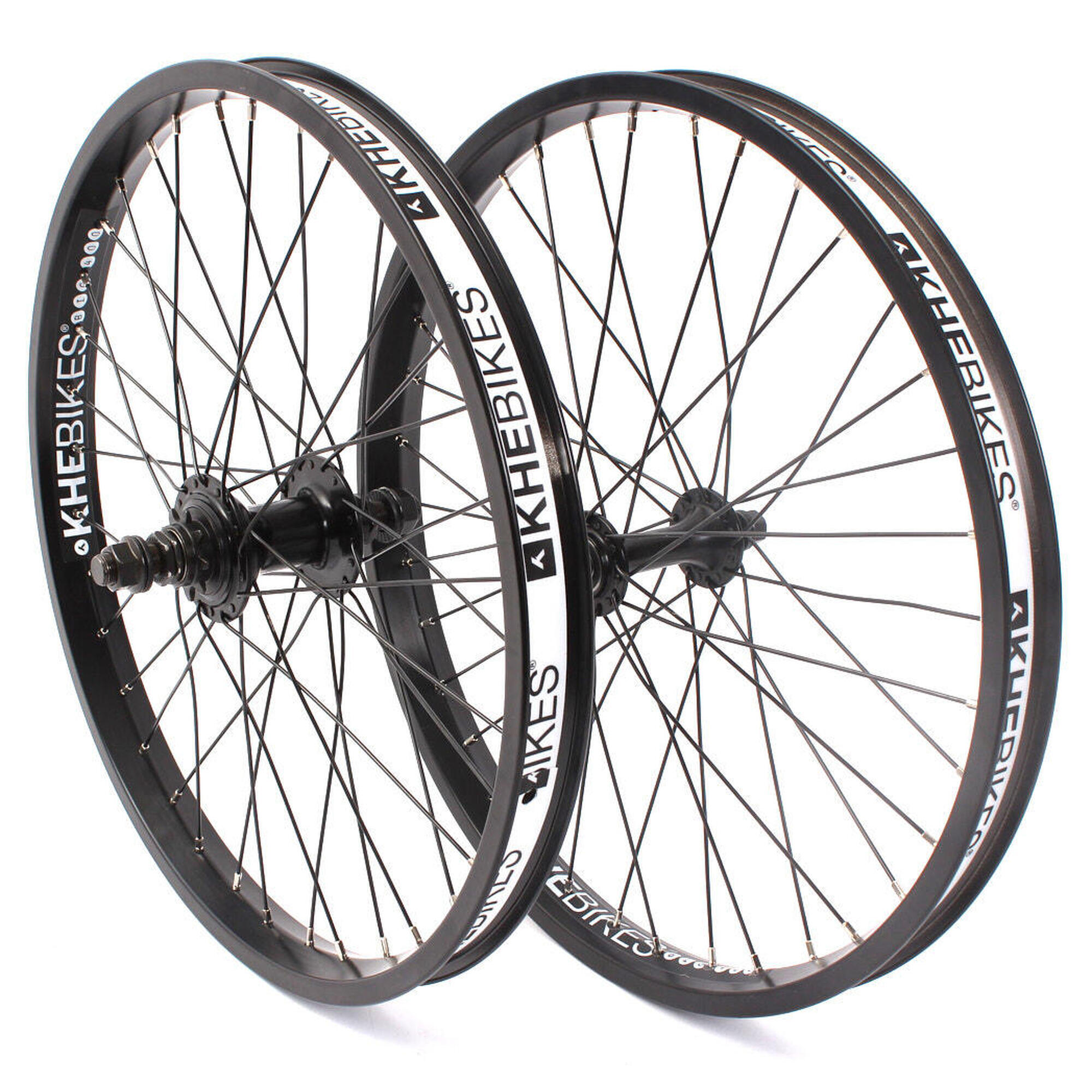 Zestaw Kołowy Bmx Mvp 20 Cali Czarny 10/14Mm S/B Khebikes