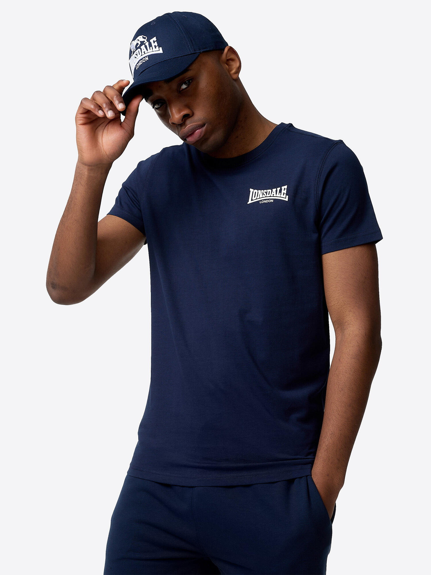 T-shirt o wąskim kroju Lonsdale Elmdon