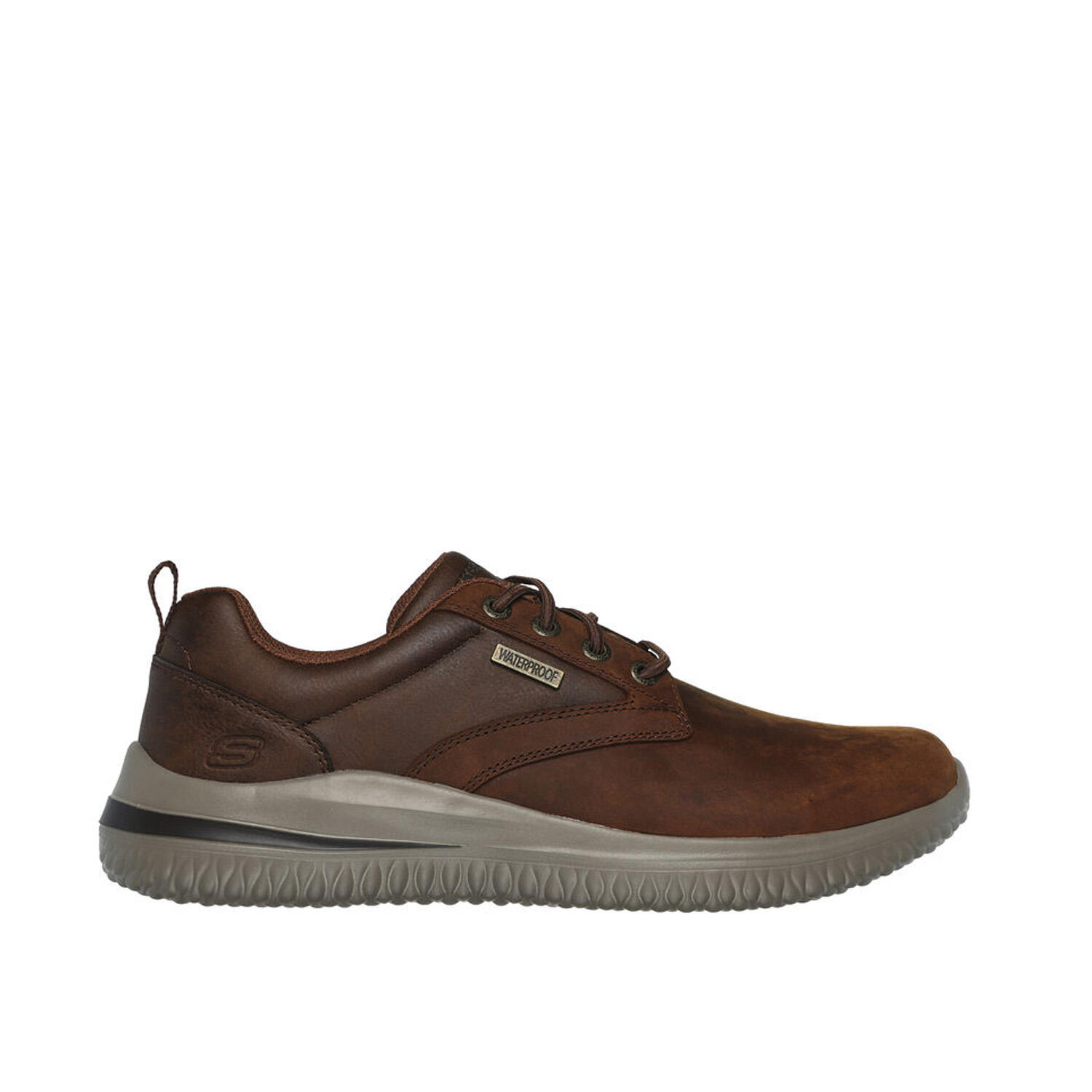 Buty Mężczyzna Skechers Delson 3.0 Glavine brązowy