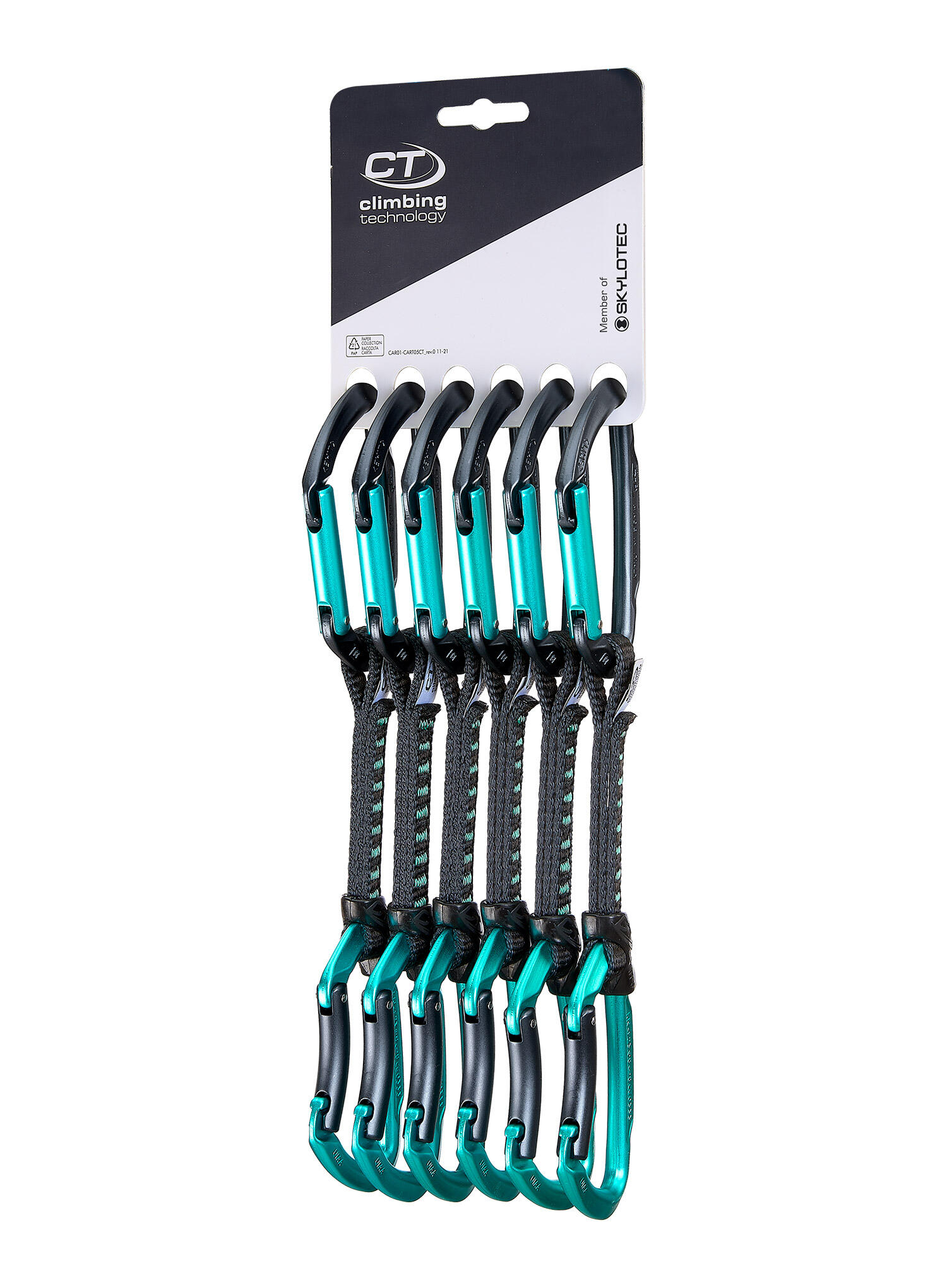 Ekspresy wspinaczkowe Climbing Technology Lime Set DY 12 cm 6-pack