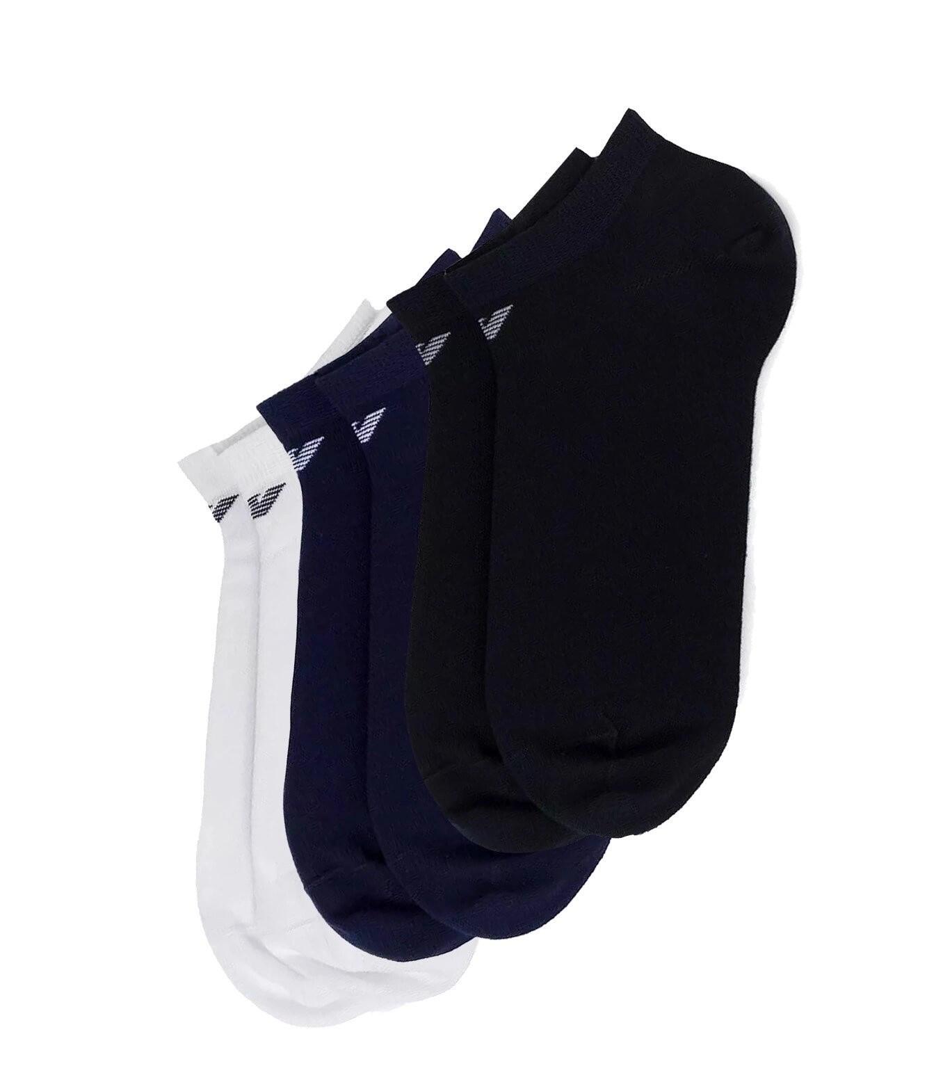Skarpety stopki Emporio Armani Calza 3-Pack