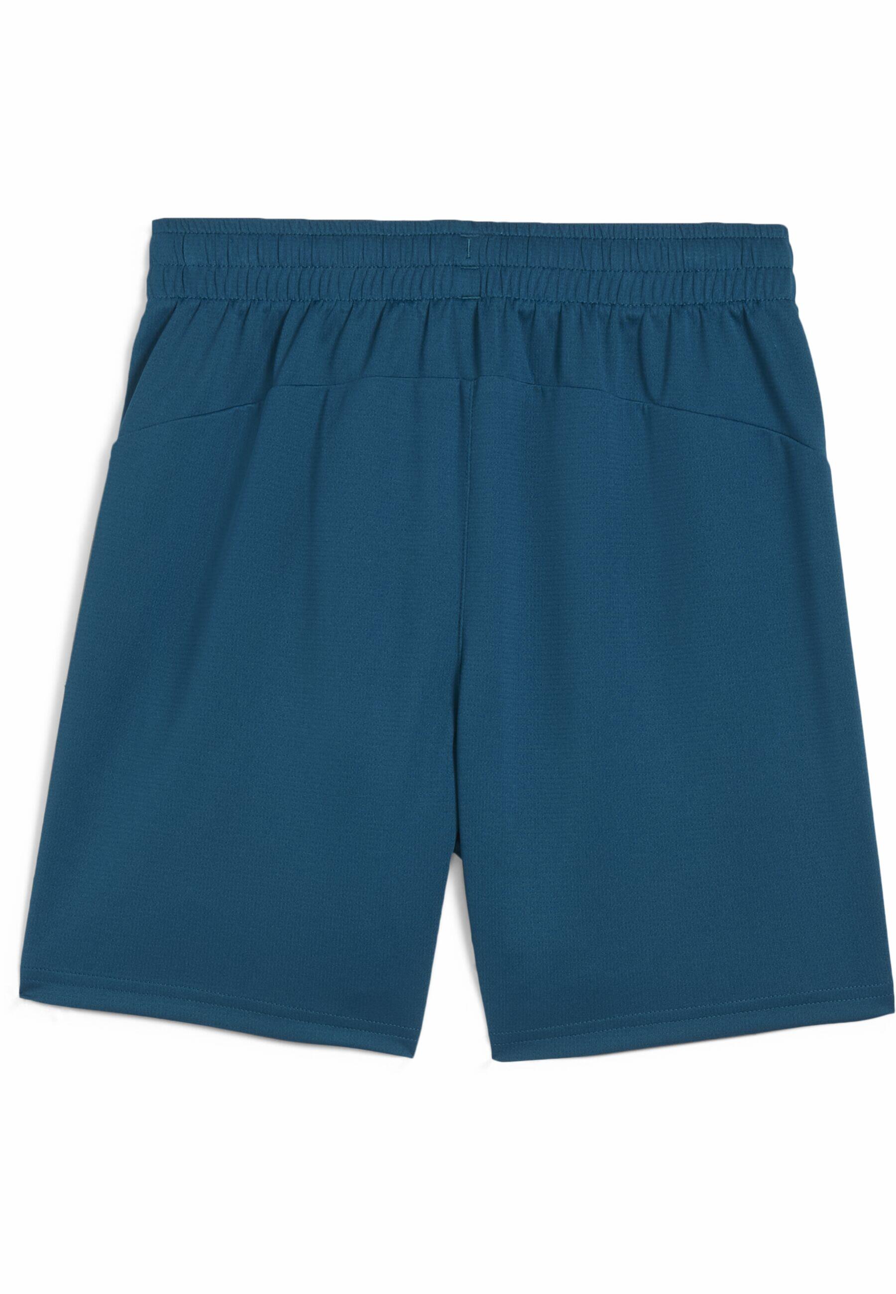 Młodzieżowe szorty treningowe Olympique Marsylia PUMA Ocean Tropic White Blue