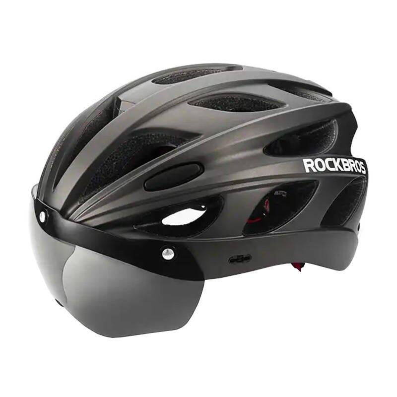 Kask rowerowy ROCKBROS z okularami 57-62cm