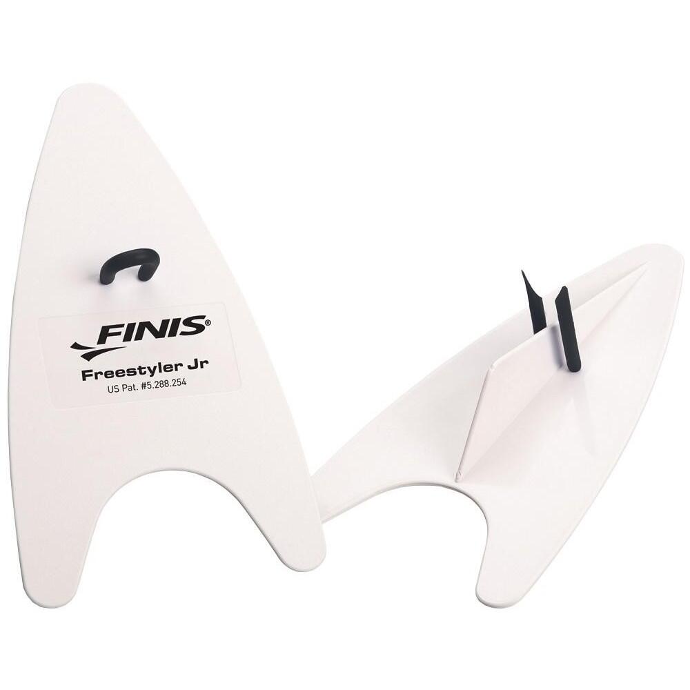 Wiosełka pływackie dziecięce finis freestyler hand paddles white jr