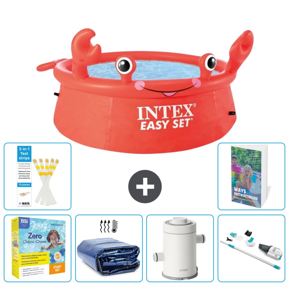 INTEX Basen Easy Set Okrągły - Krab - 183x51 cm - 7-częściowy S22