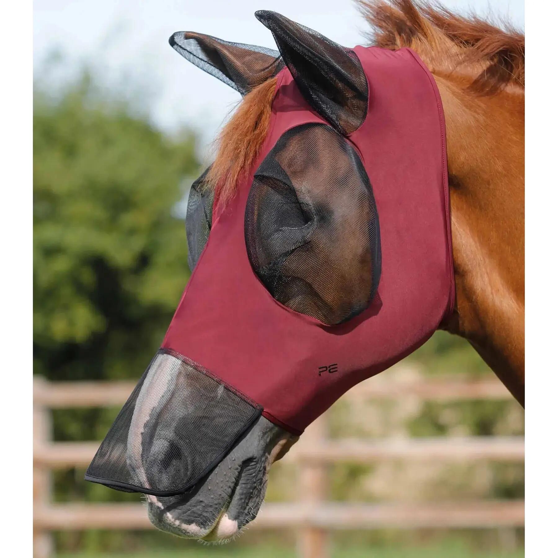 Maska na owady dla konia Premier Equine Comfort Tech Xtra Lycra