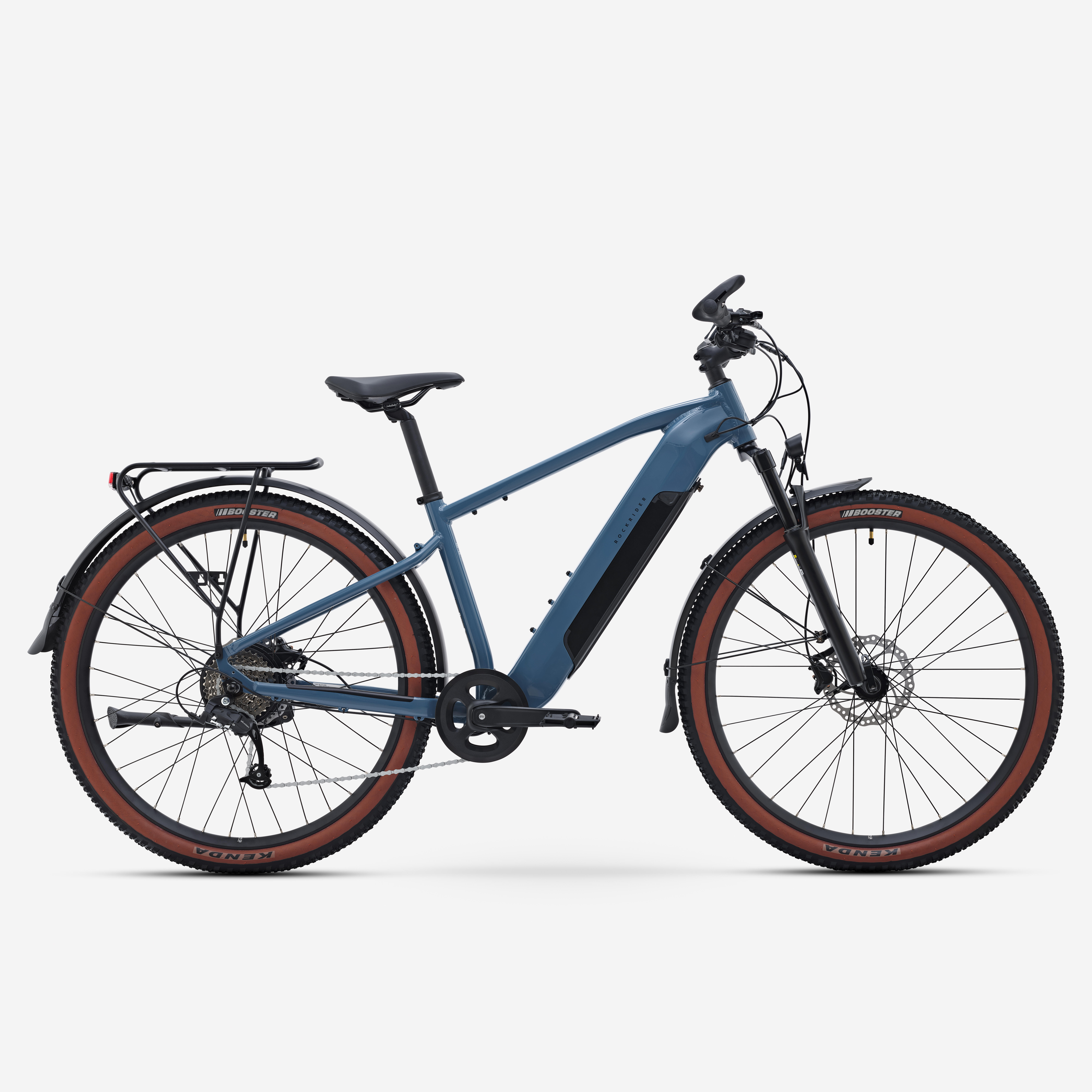 Rower elektryczny trekkingowy Rockrider E-EXPL 100 LTD wysoka rama