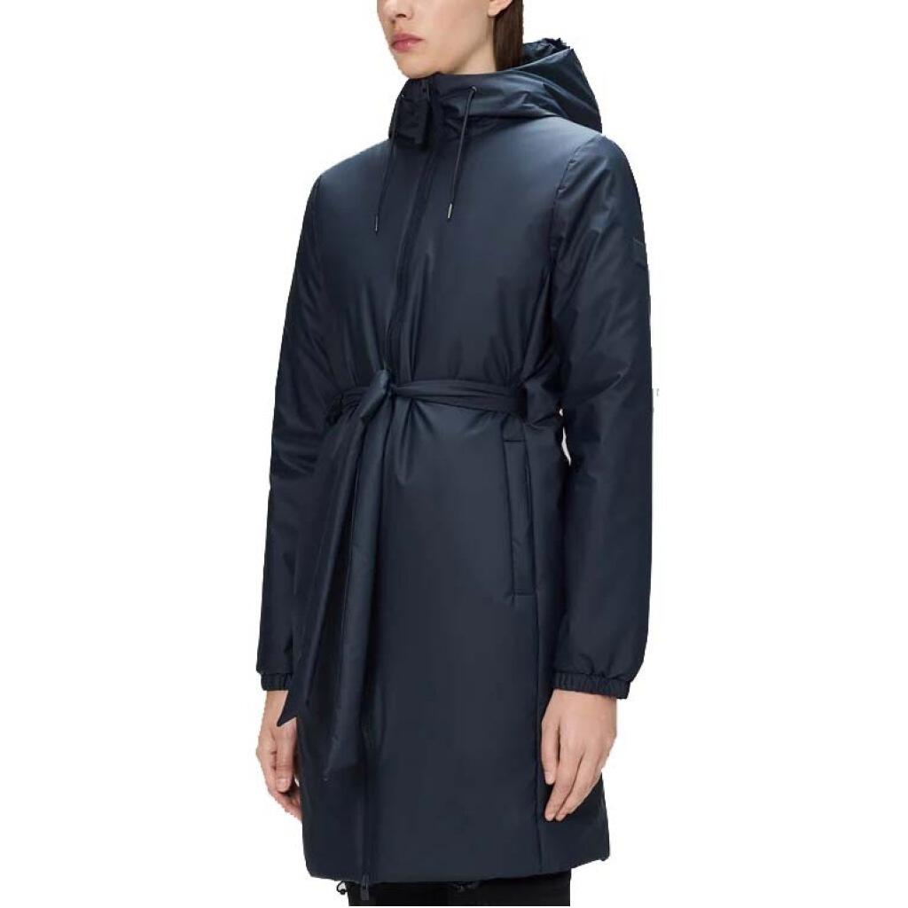 Kurtka RAINS LOHJA LONG INSULATED CURVE J Niebieski