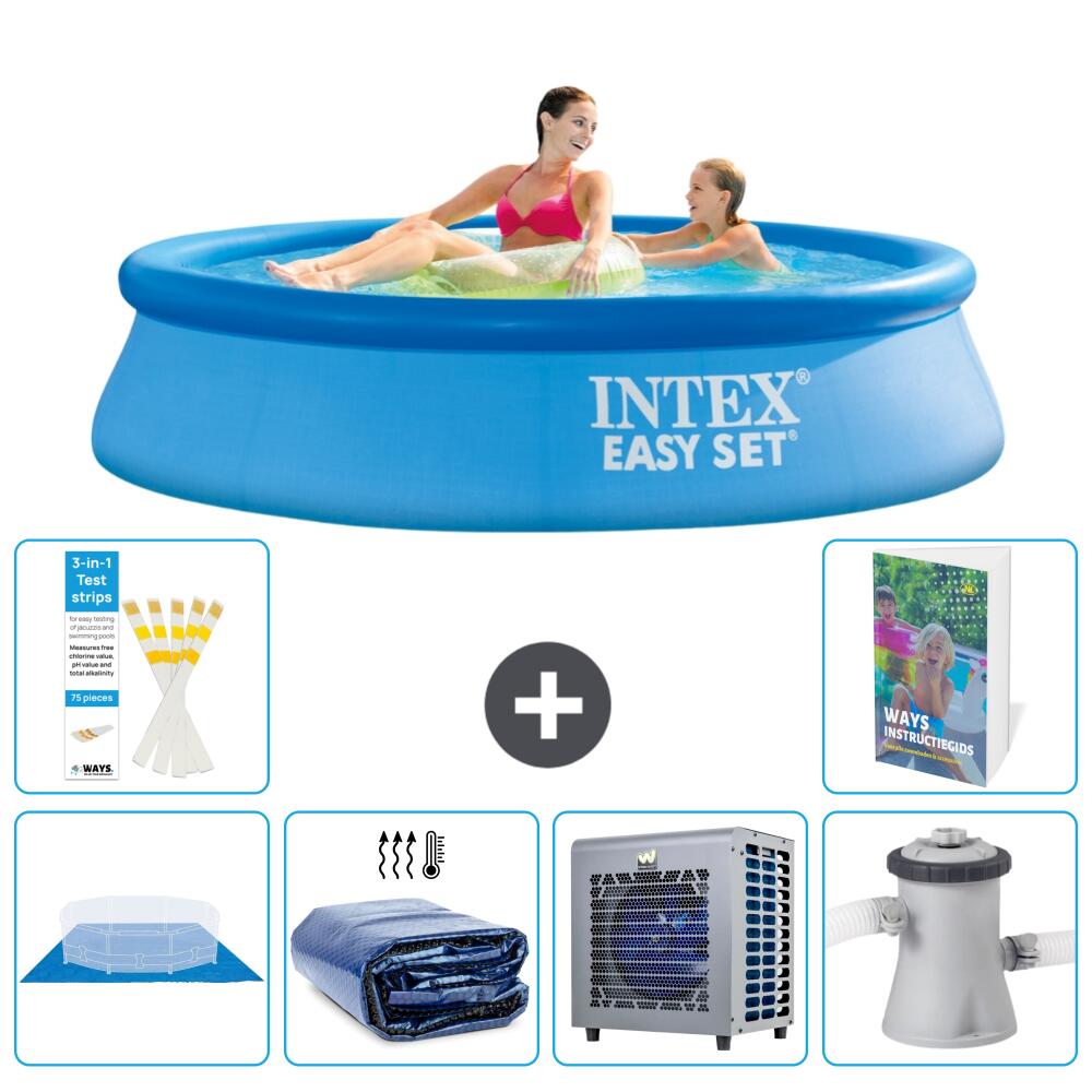 INTEX Basen Easy Set Okrągły - 244x61 cm - 7-częściowy S124