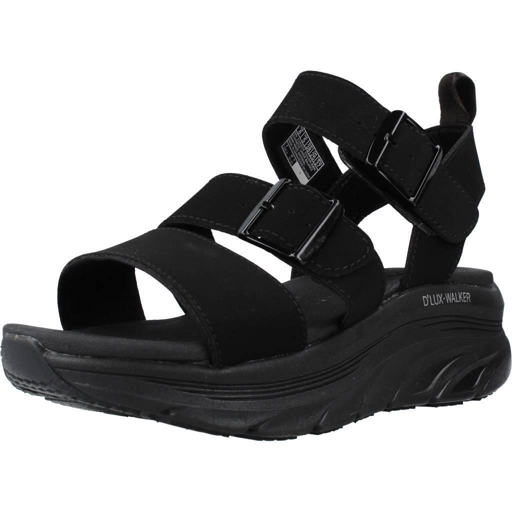Sandały SKECHERS DLUX WALKER RETRO COSMOS Czarny