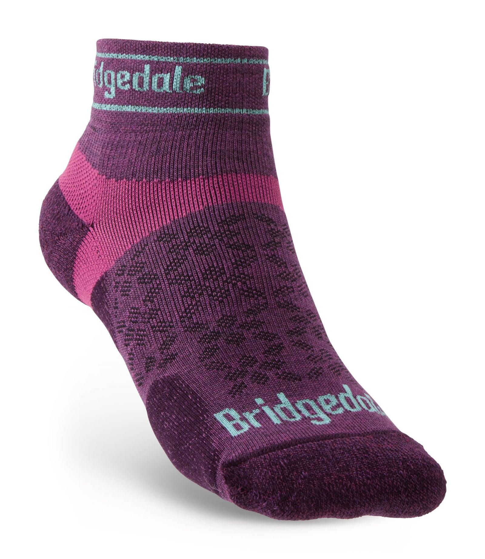 Bridgedale Skarpety biegowe Ultralight T2 Merino Sport Low Wmn Damson-35-37