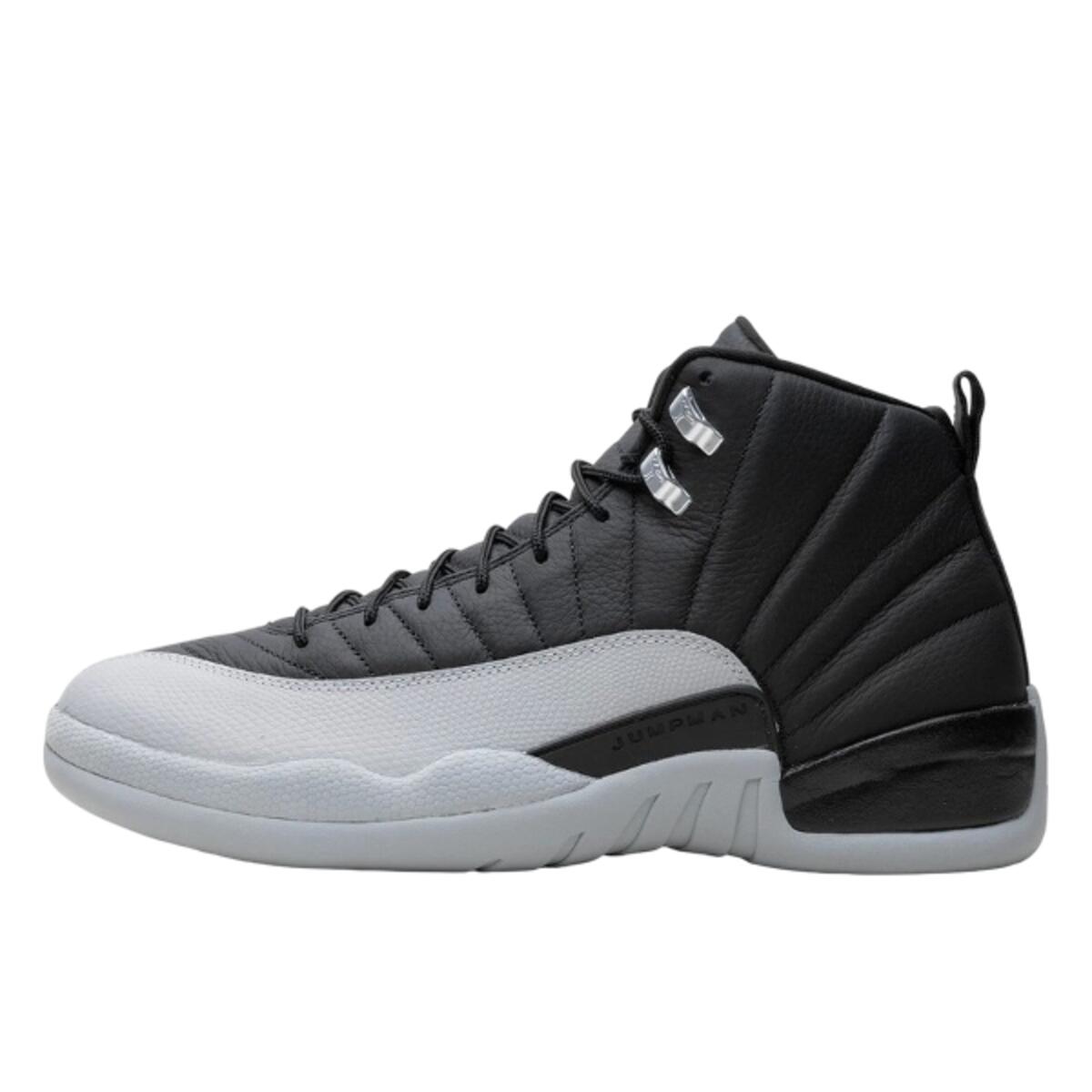 Buty do chodzenia dla dorosłych Air Jordan 12 Retro Black Wolf Grey