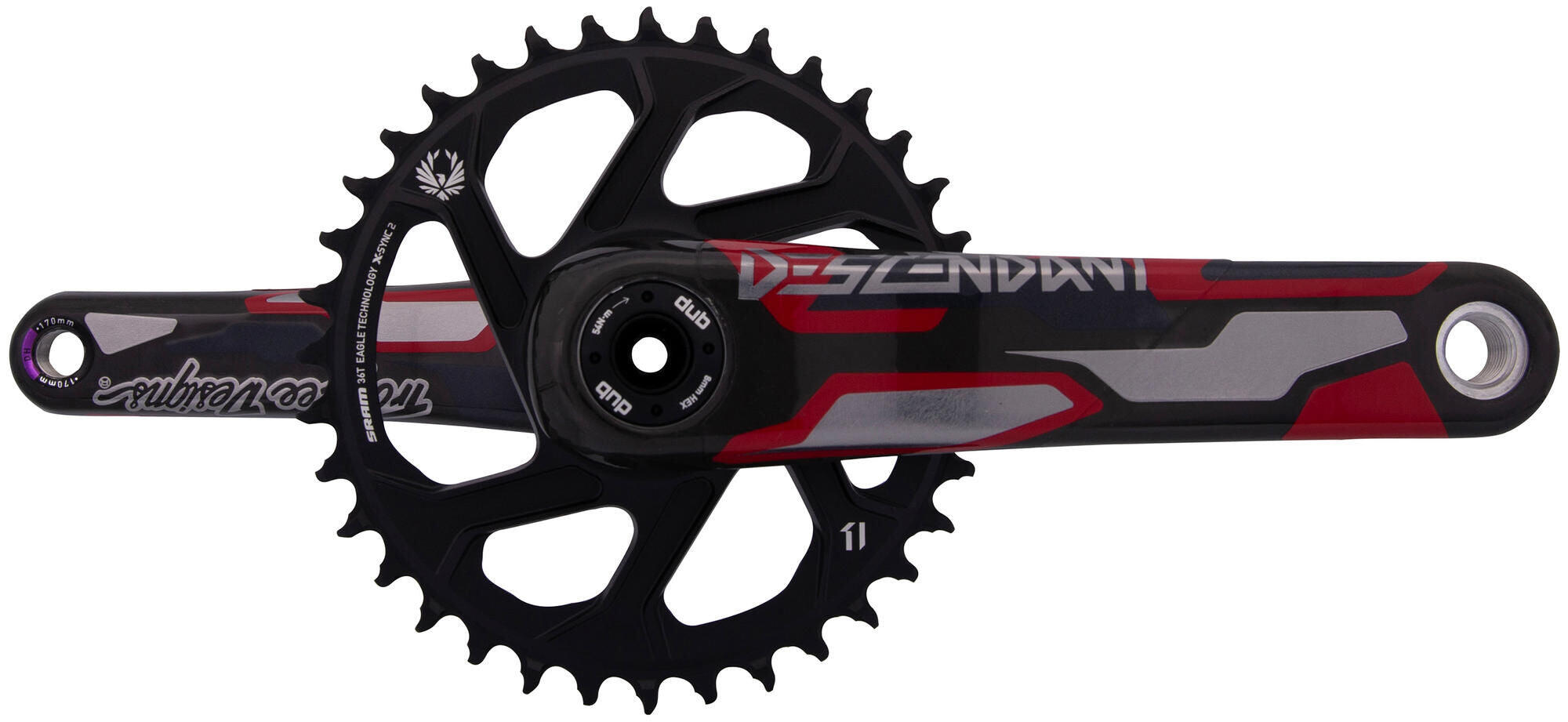 TRUVATIV Descendant Troy Lee Design Eagle DH korba 170 mm 36T DUB