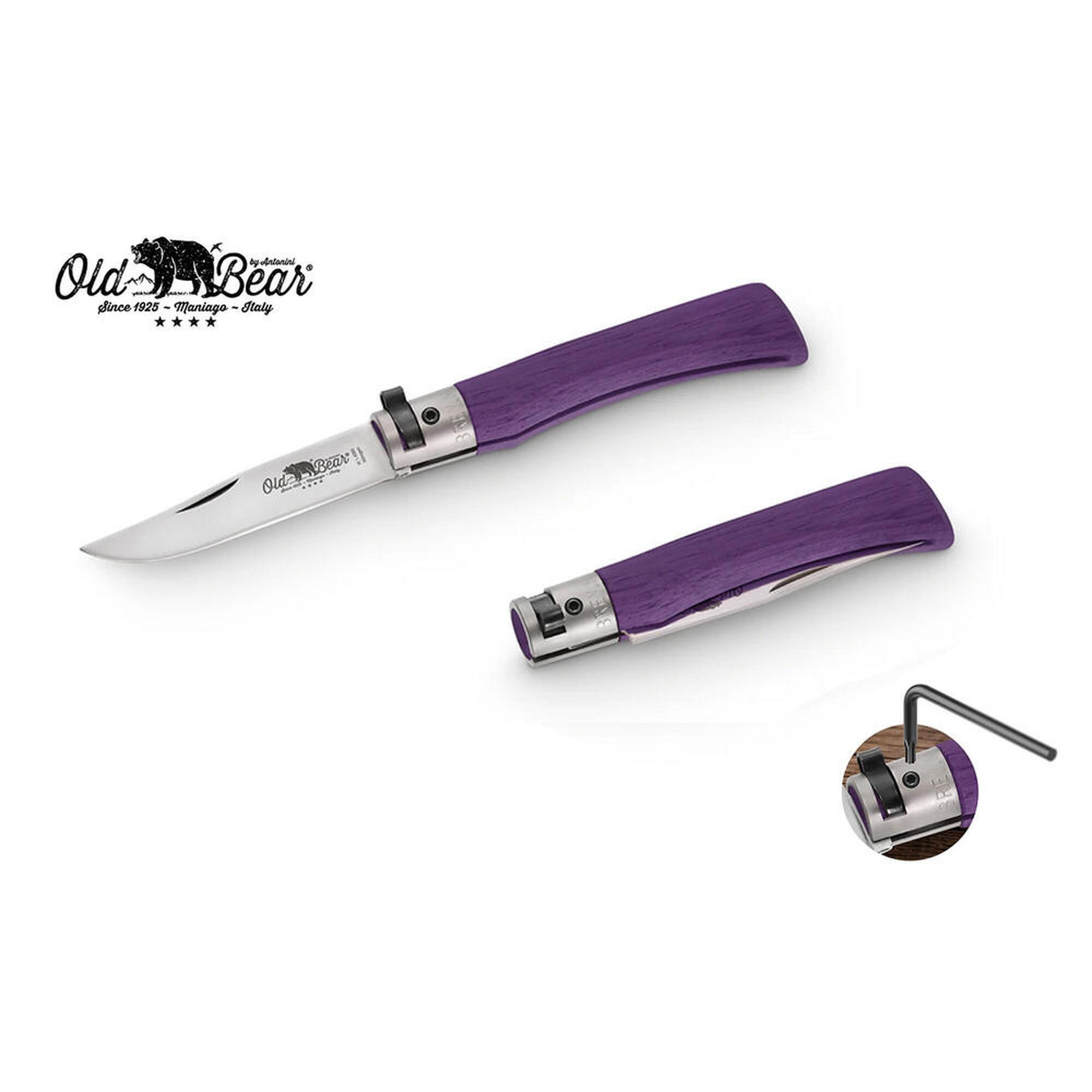 Nóż składany włoski Antonini Satin Stainless S