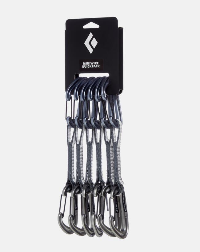 Ekspresy wspinaczkowe Black Diamond MiniWire Quickpack 12 cm 6-pack
