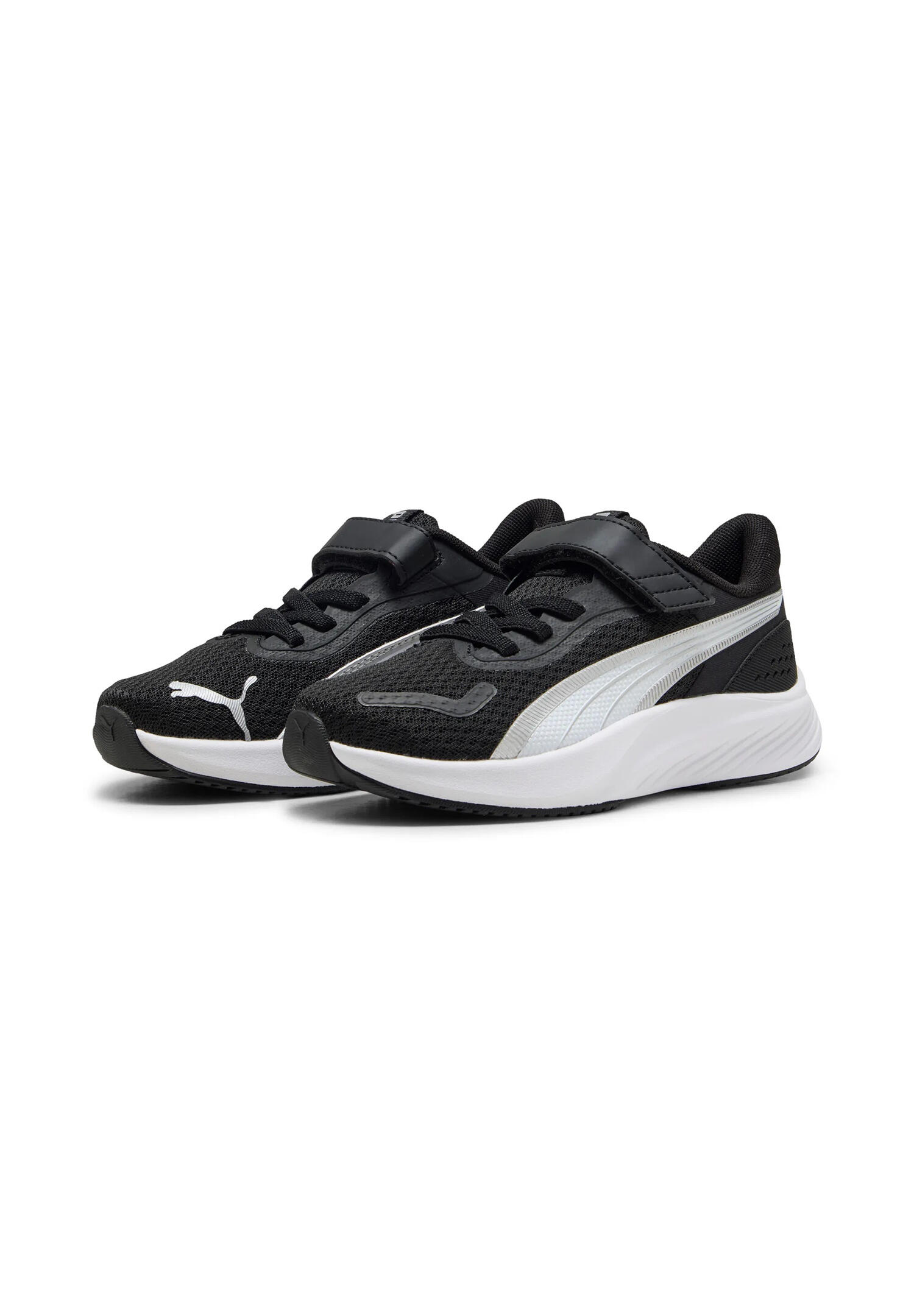 Białe buty na rzepy dla dzieci Puma Pounce Lite