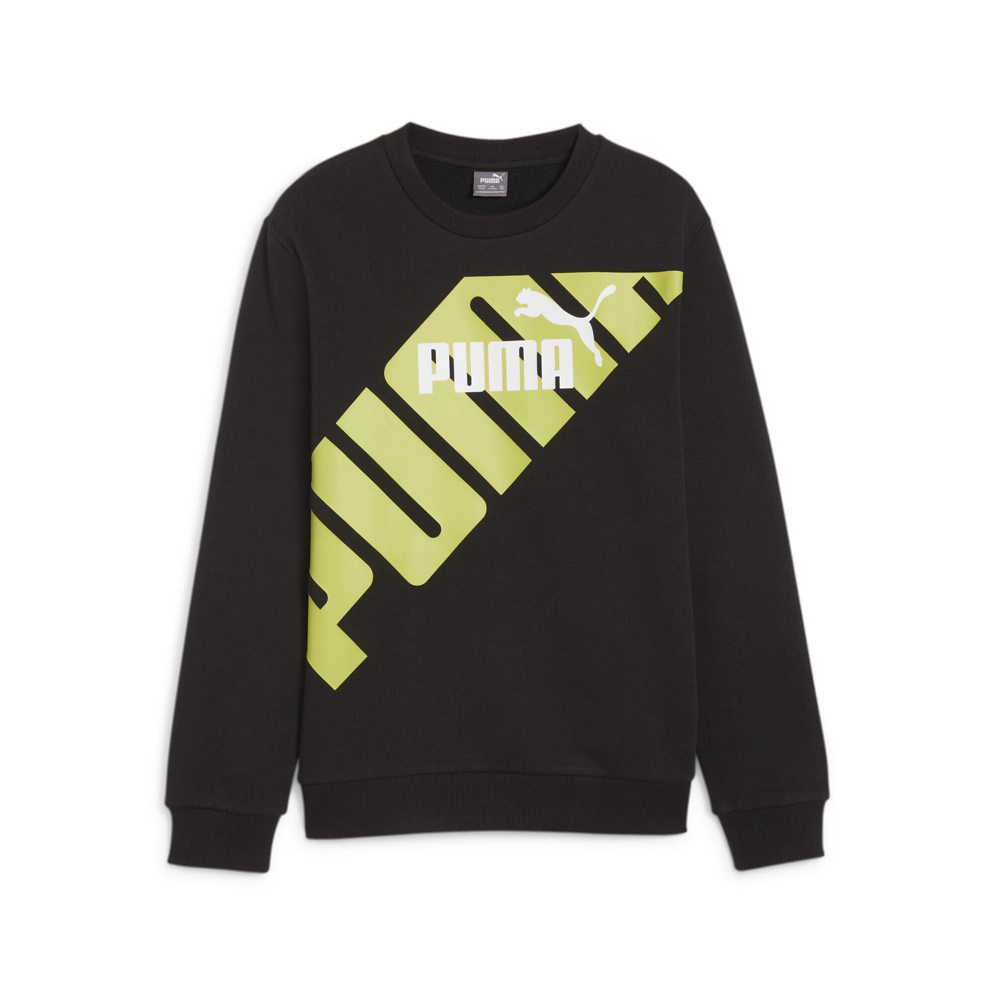 Młodzieżowa bluza z nadrukiem PUMA POWER PUMA Black
