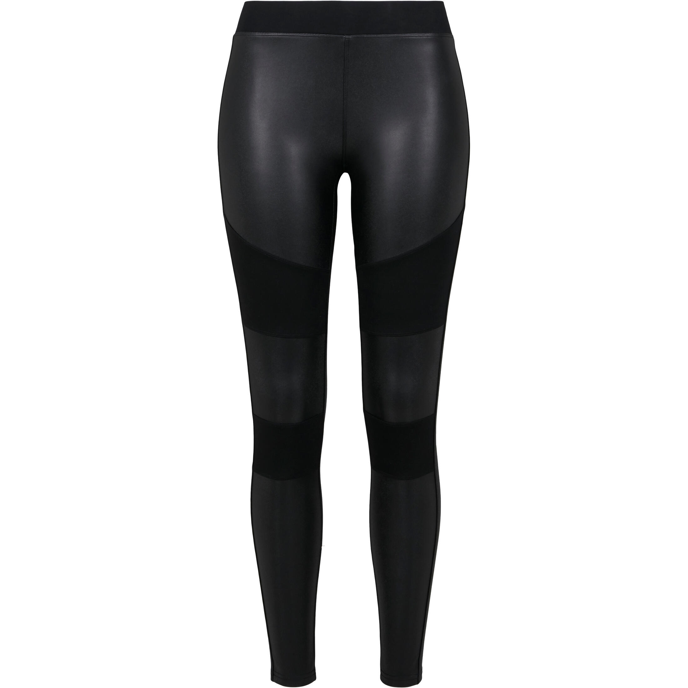 Legginsy miejskie klasyczne sztuczna skóra