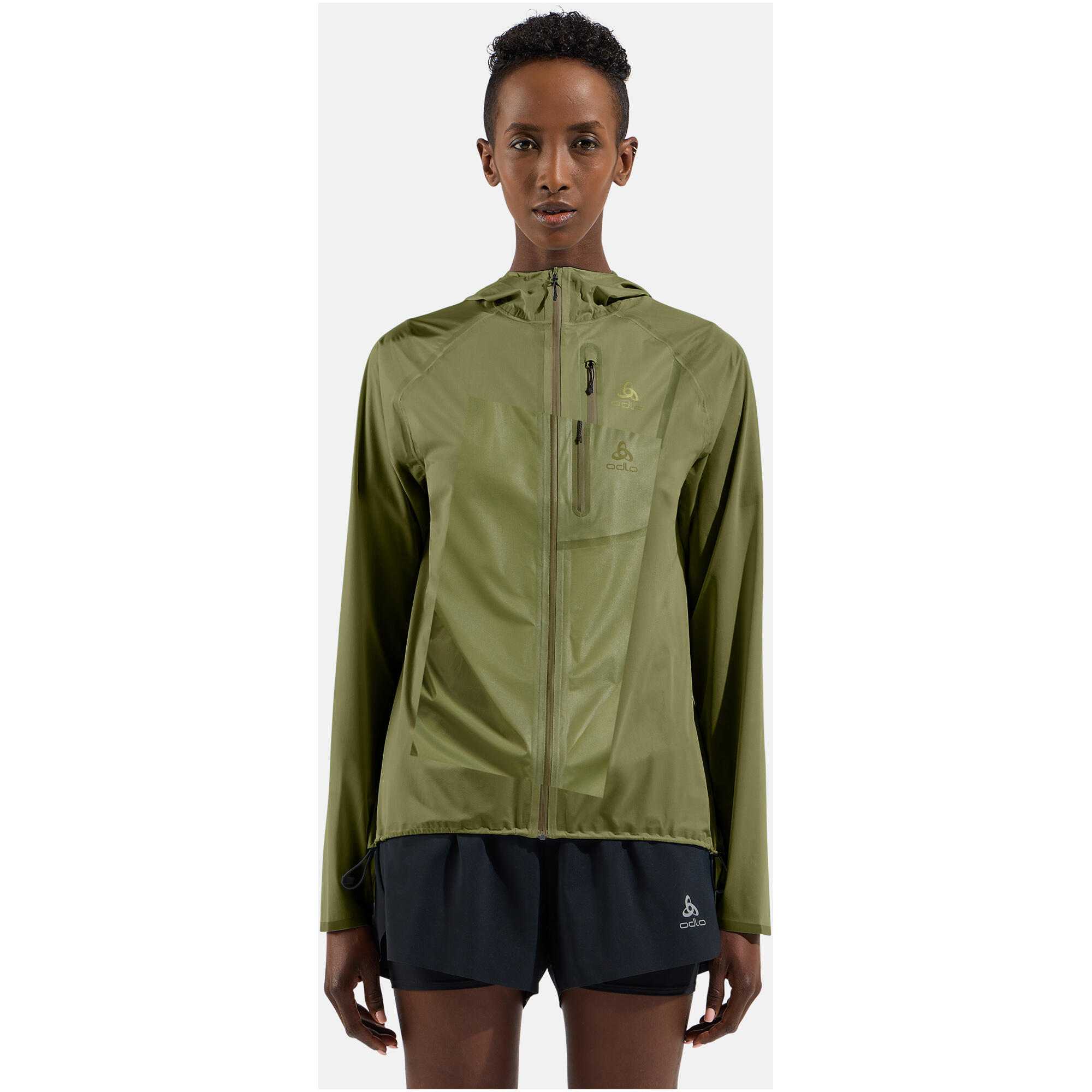 Kurtka damska ODLO Jacket ZEROWEIGHT DUAL DRY PK WATERPROOF
