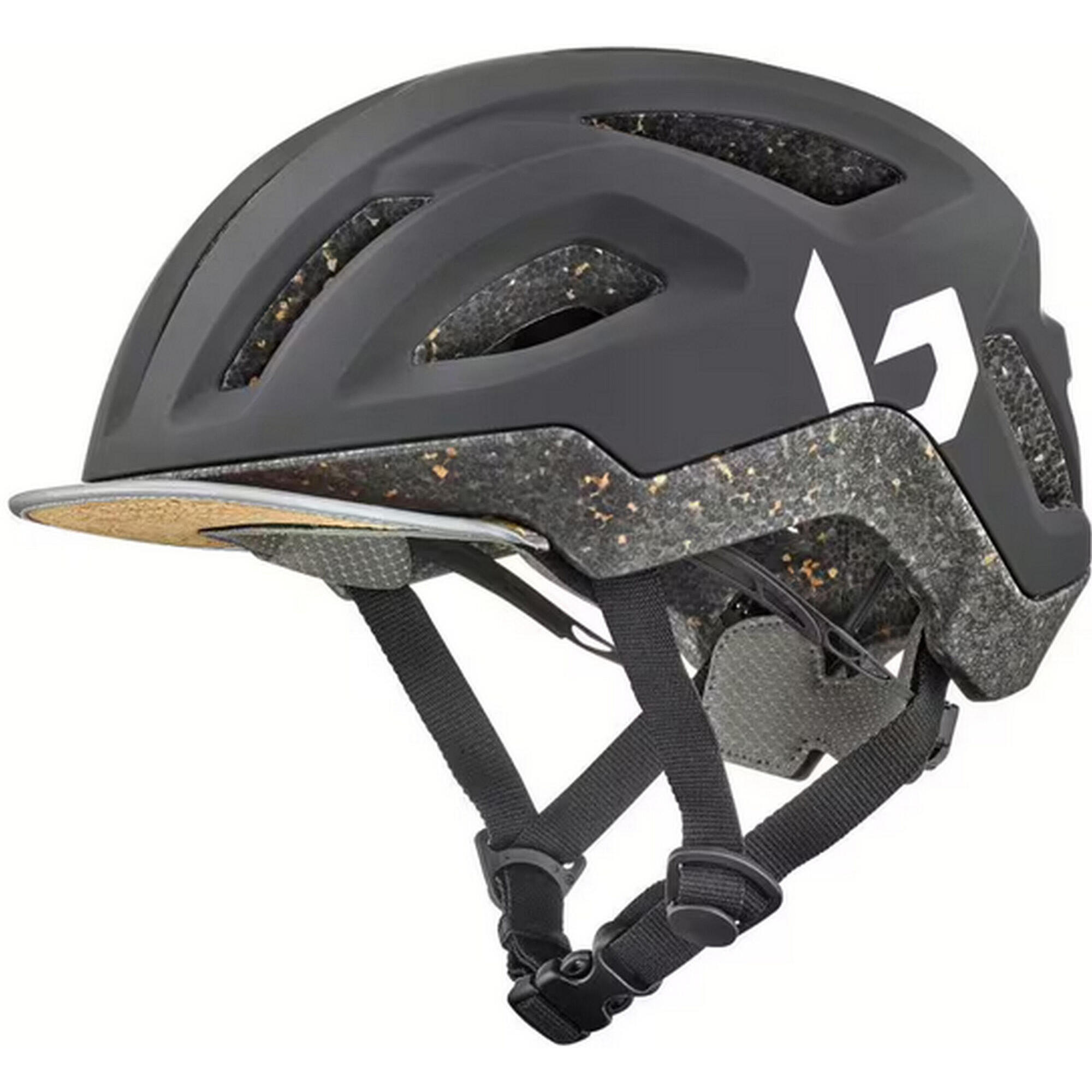Kask rowerowy miejski „REACT” czarny matowy