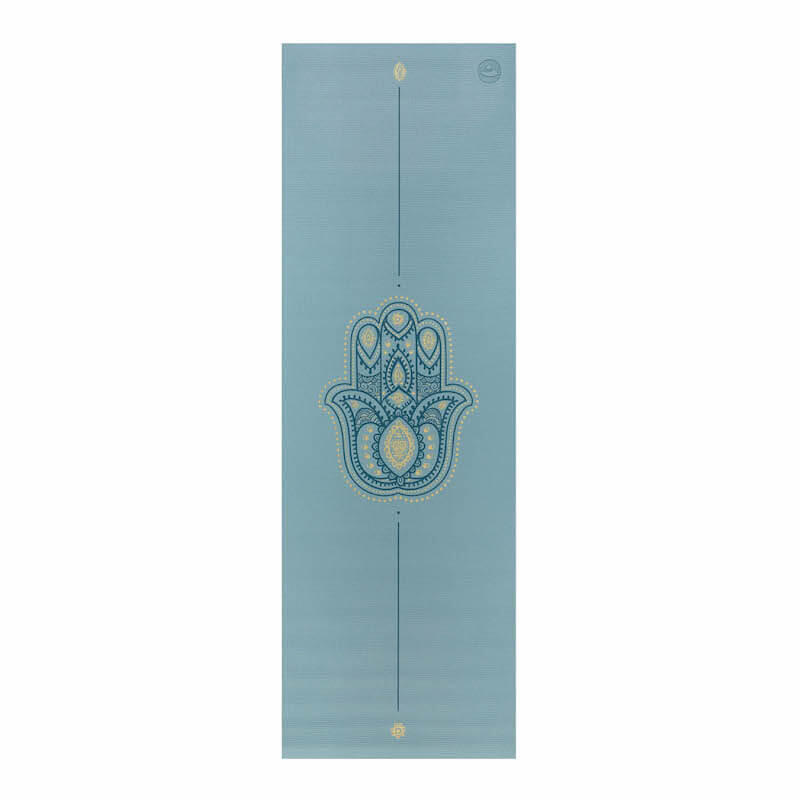 Mata do jogi Bodhi Leela 4,5mm - błękitny hamsa