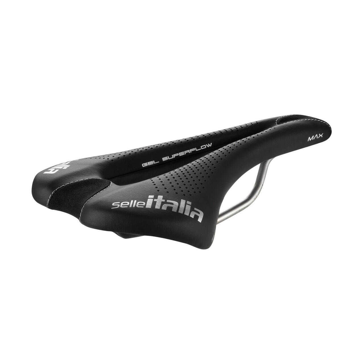 Siodełko żelowe MAX SLR Gel TI 316 Superflow, czarne