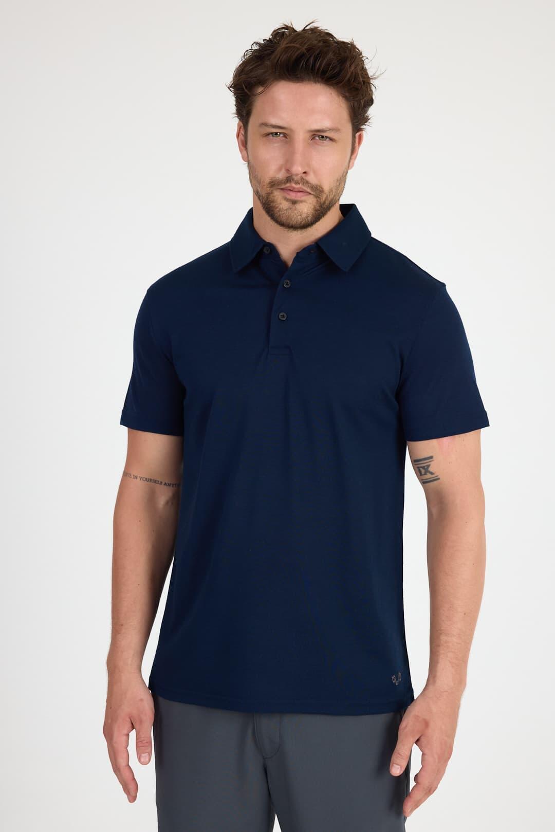 Koszulka Polo z 100% Wełny Merino (170 g/m² - Piqué)