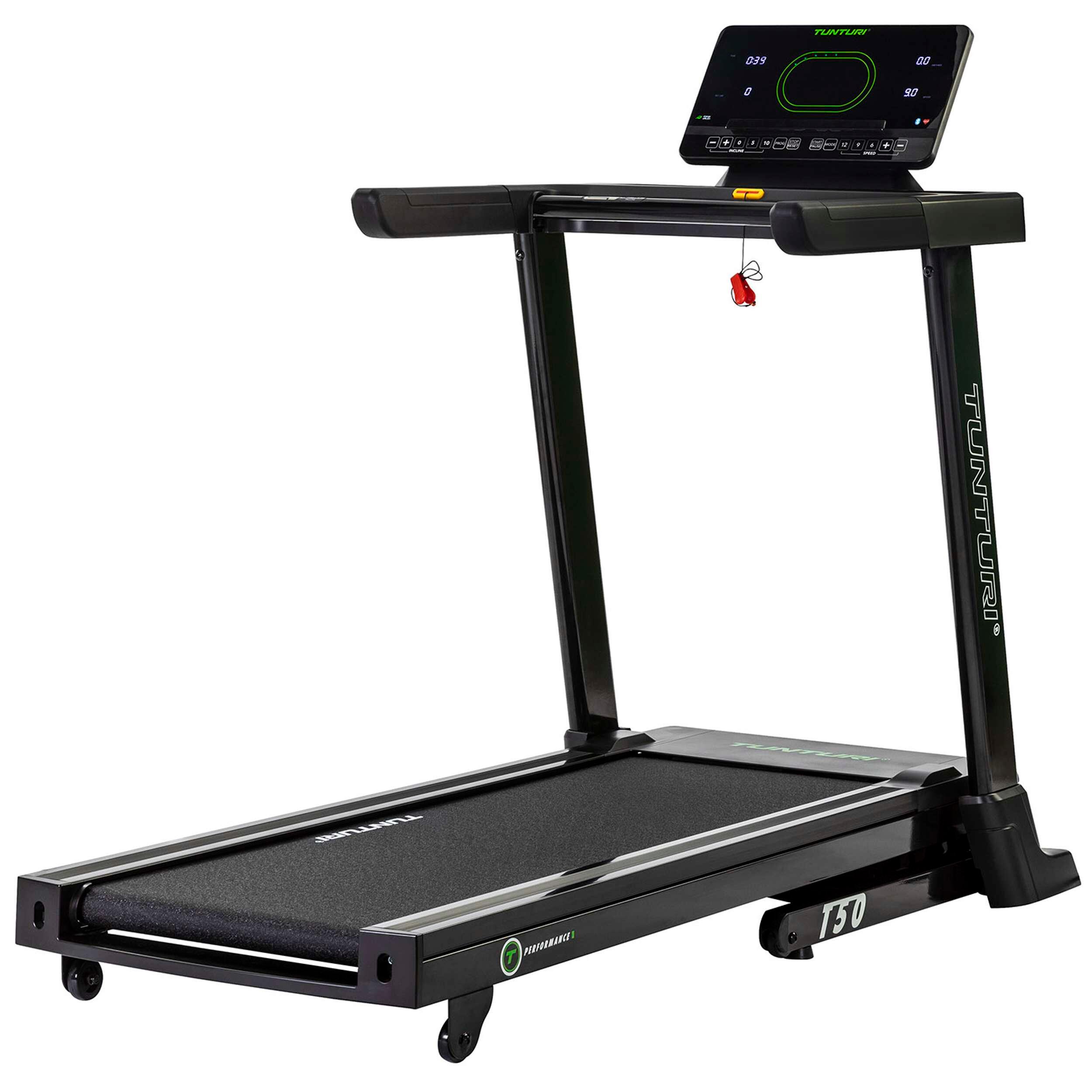 Bieżnia do biegania-Bluetooth-20 km/h-15%-LCD 5,5 cali-Tunturi-Signature T50