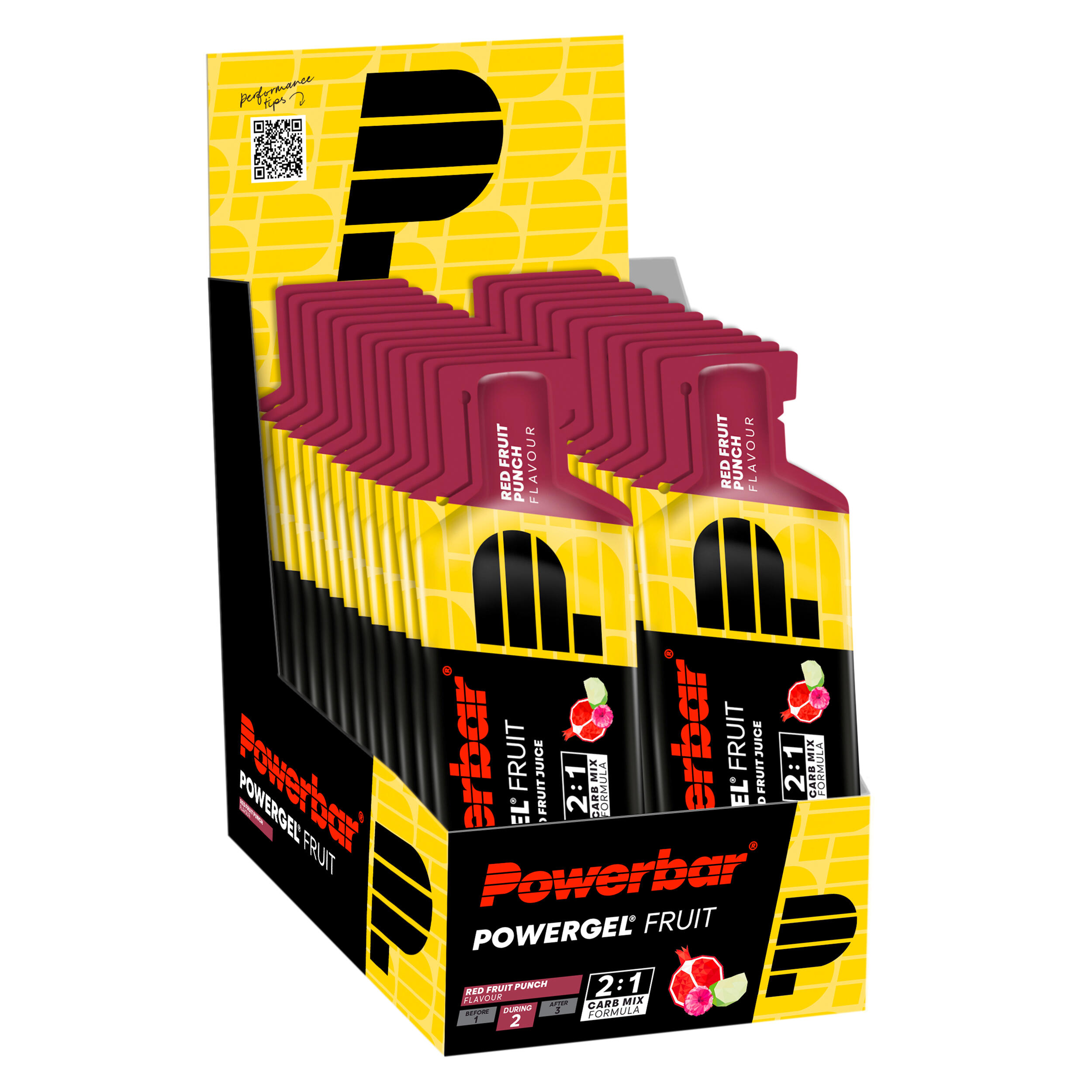 Żel energetyczny Powerbar Power GEL czerwone owoce 41 g (x24)