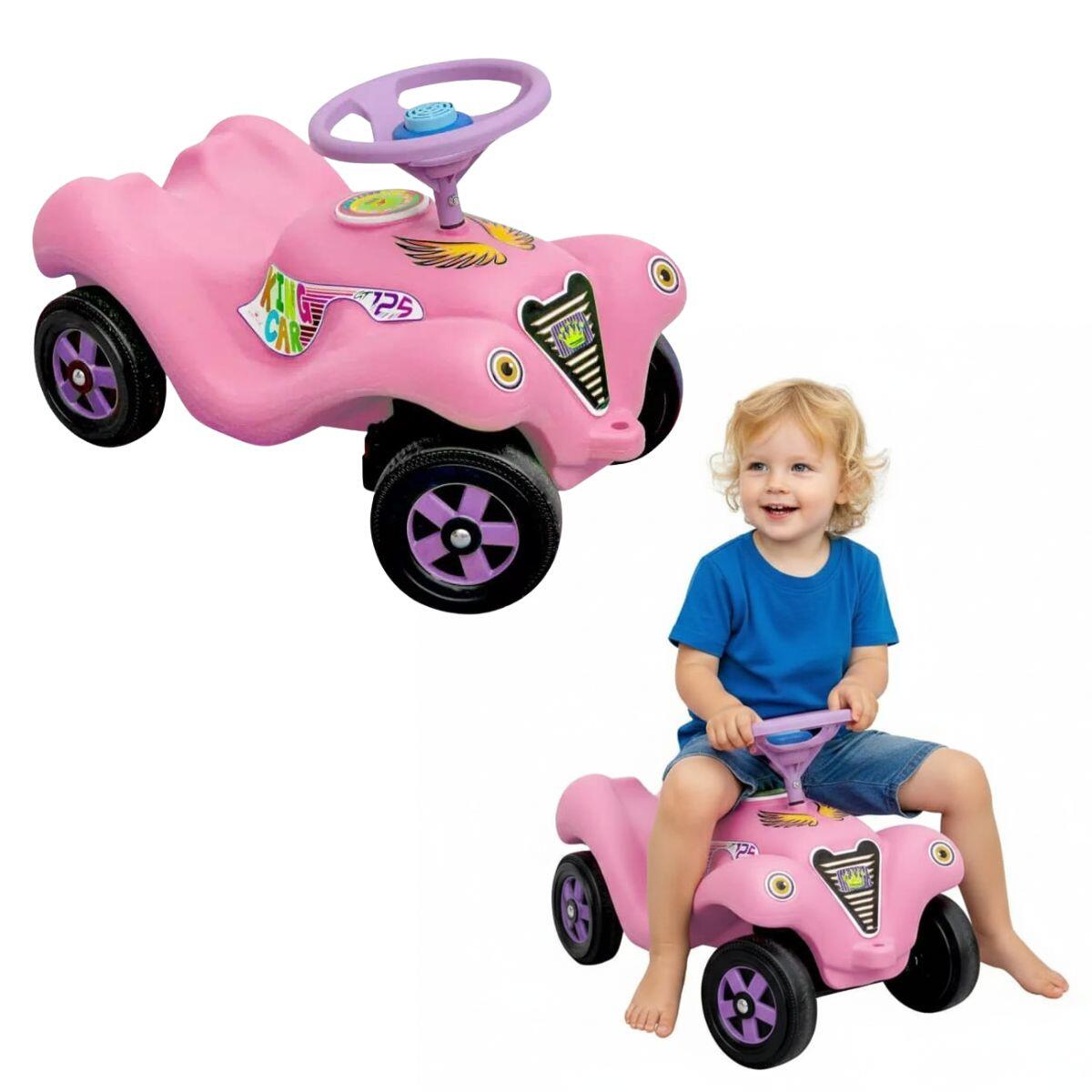 jeżdzik King Car - różowy