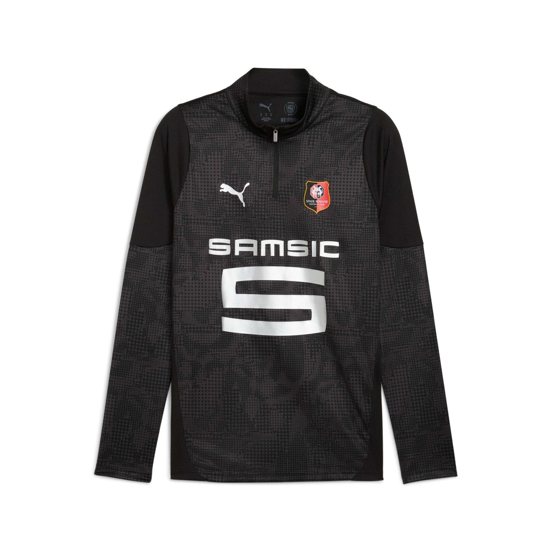Bluzka treningowa 1/4 zamek Stade Rennais 2025/26