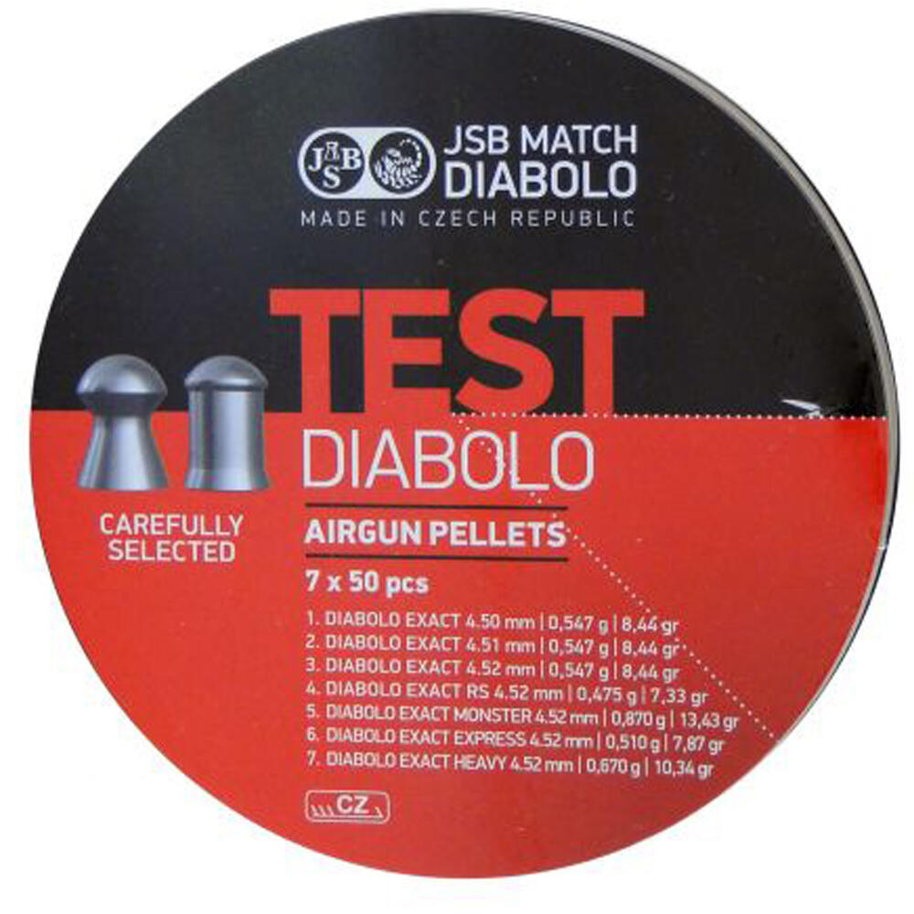 Śrut do wiatrówek tester Exact kal. 4,5 mm 350 sztuk