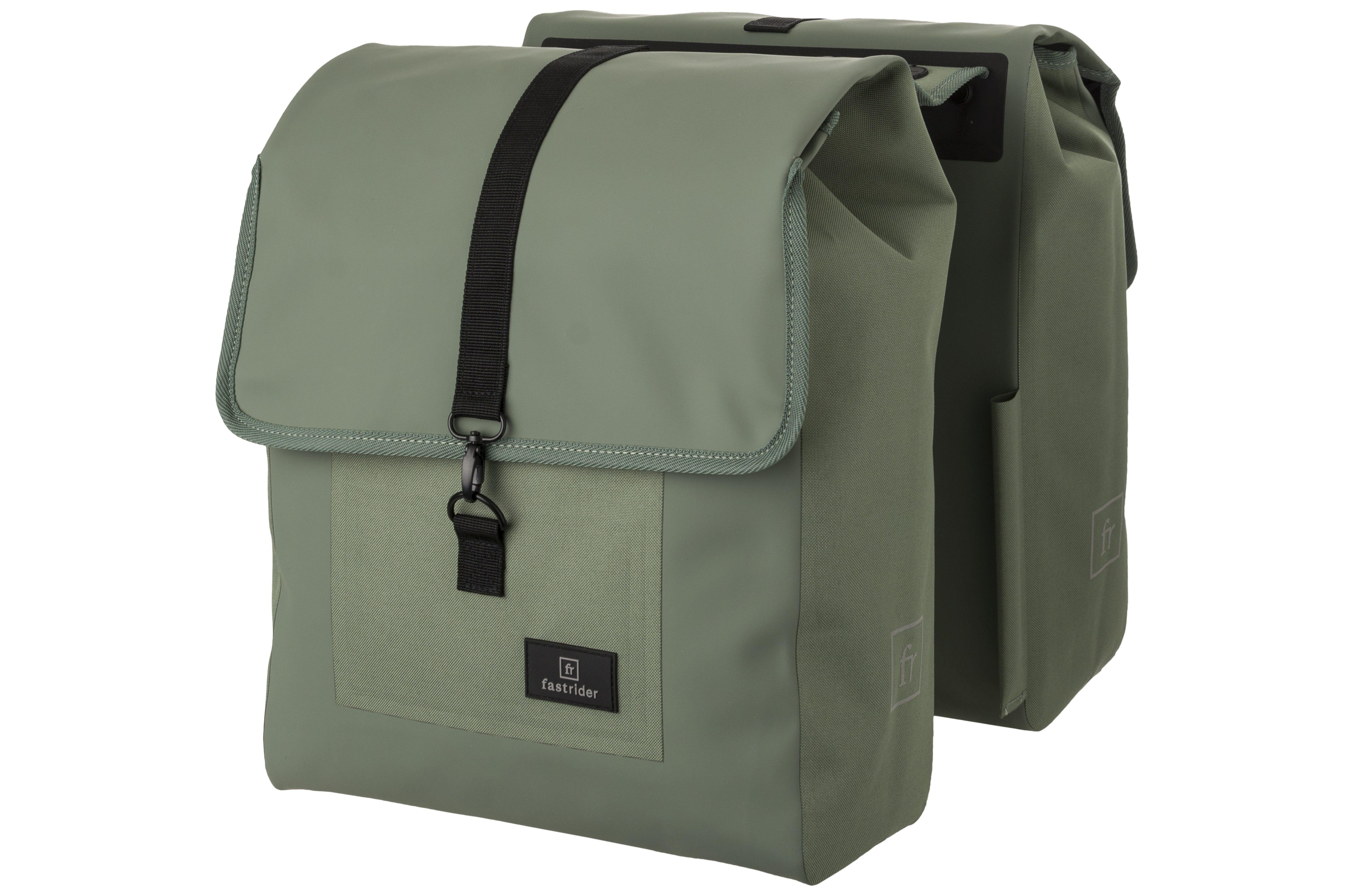 Fastrider JAXX DOUBLE BIKE BAG TREND EUCALYPTUS WATERPROOF