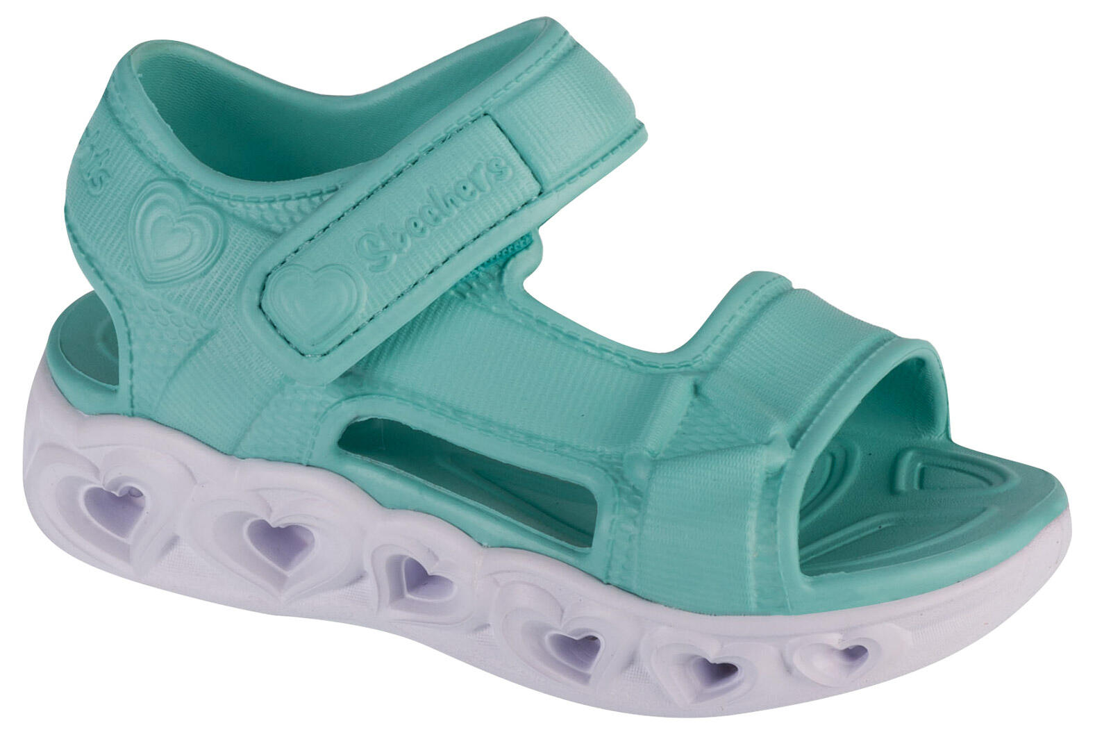 Sandały dziewczęce, Heart Lights Sandal - Always Flashy