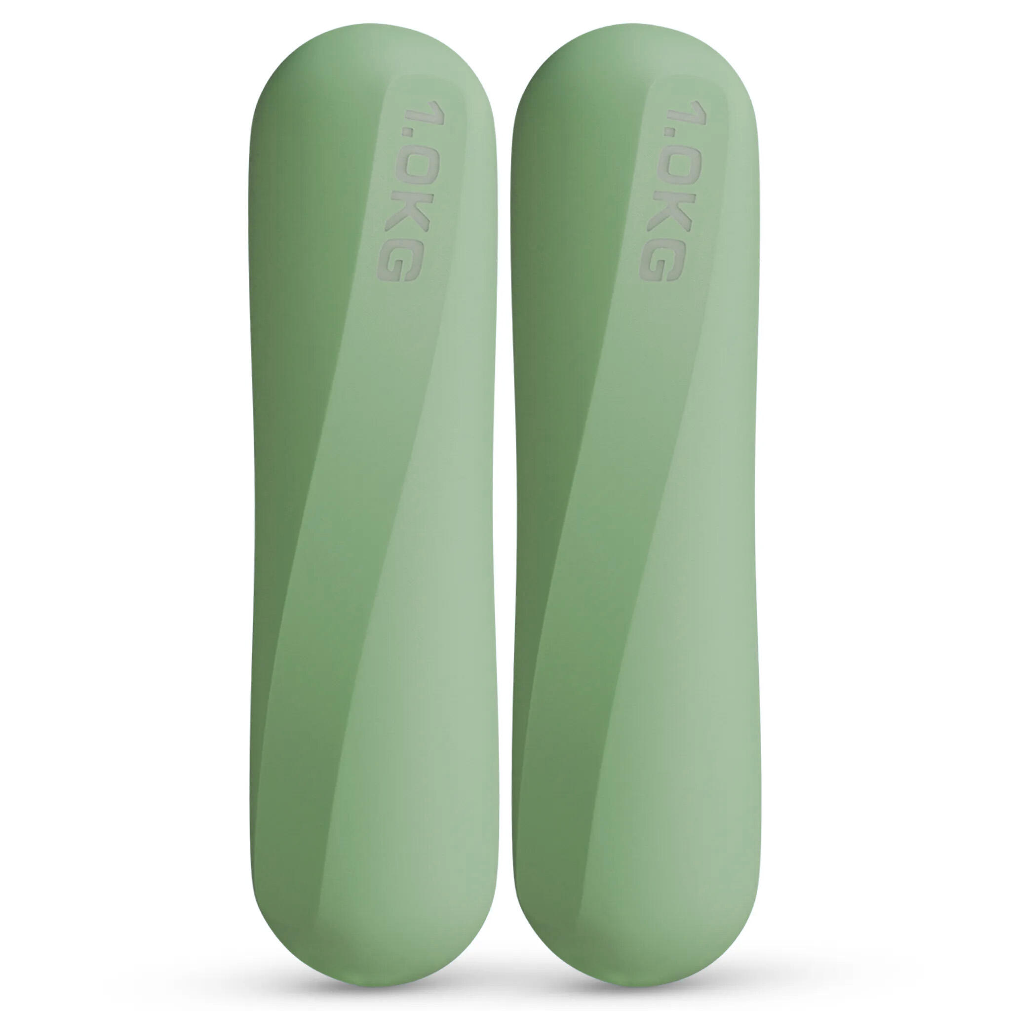 Hantle do pilatesu 1 kg silikonowe – zestaw 2 sztuk do jogi i pilatesu