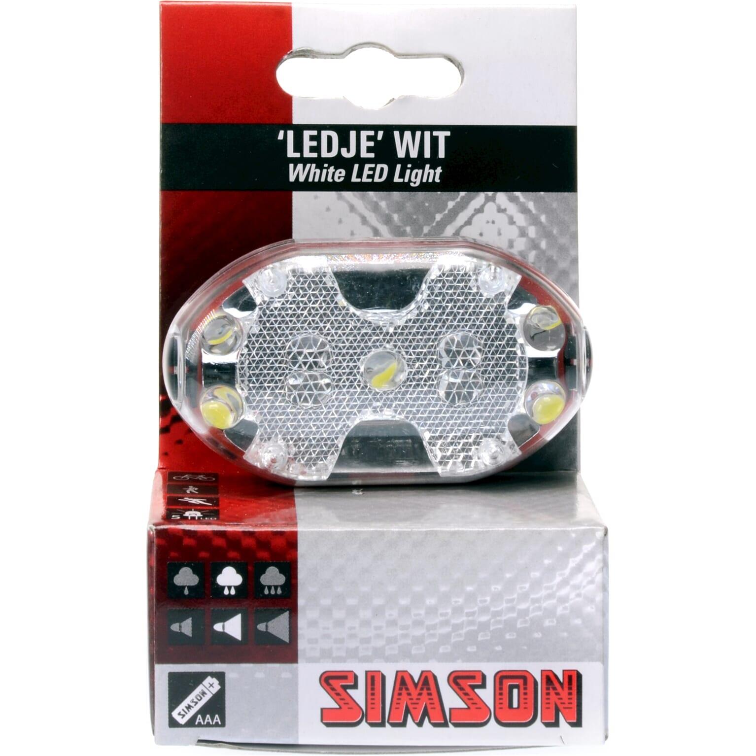 Reflektor 5 Led Akumulator Kierownica