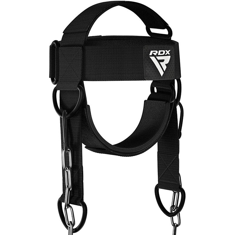 Uprząż do podnoszenia ciężarów RDX H2 Neck Harness For Weight Lifting