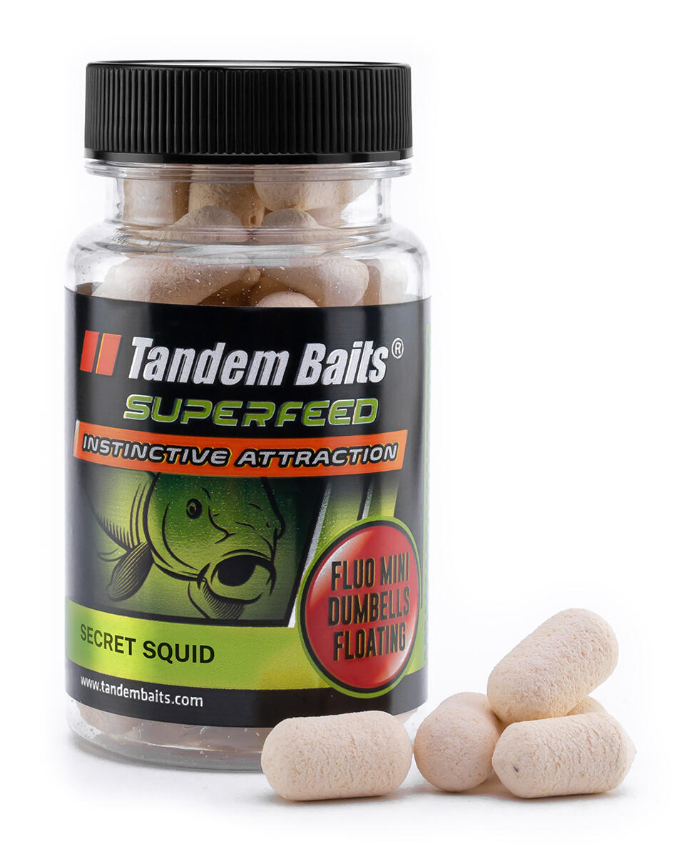 Pływające Mini Dumbells SuperFeed Fluo 30g Secret Squid